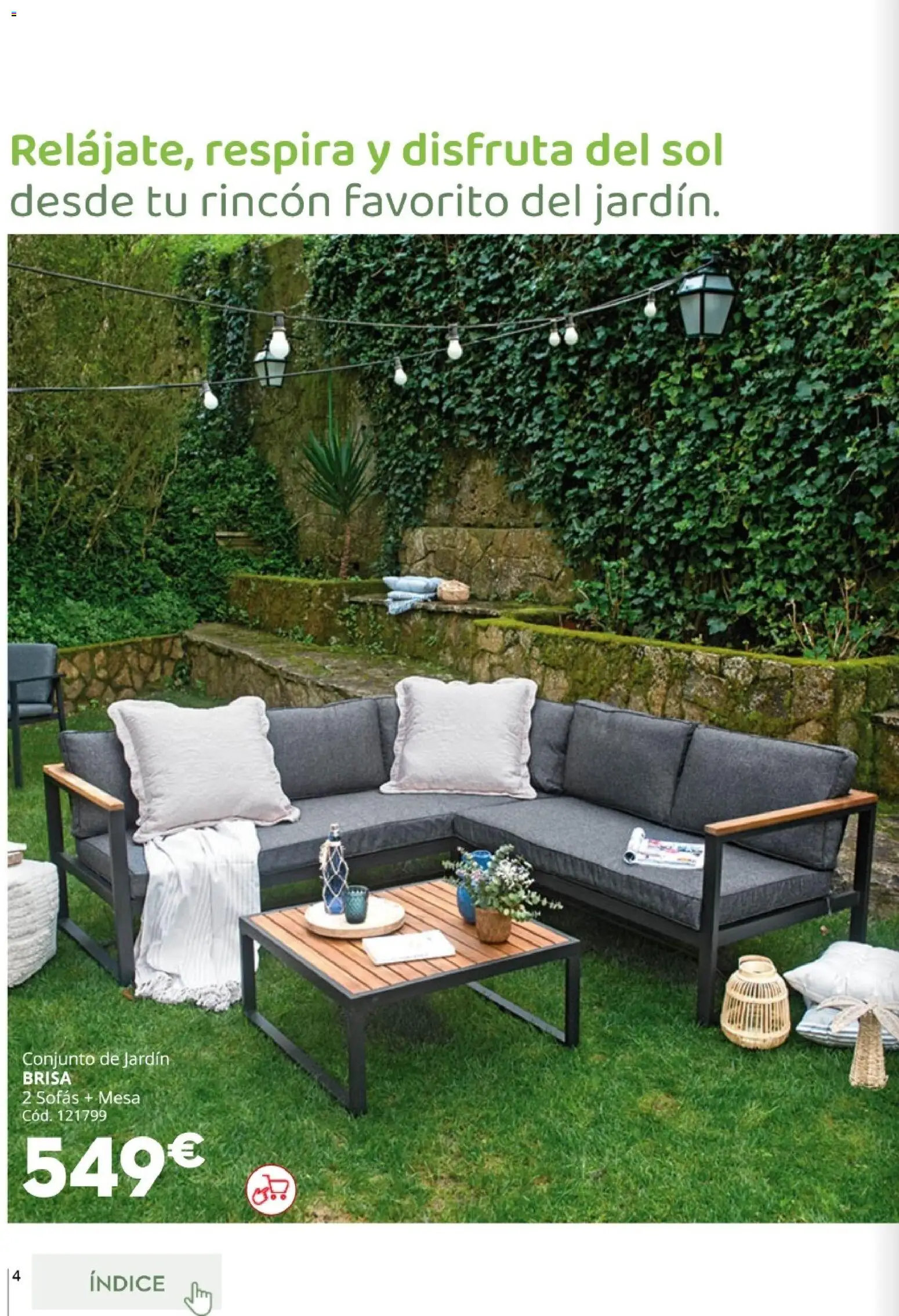 Conforama Guía Jardín 2026 │ válido desde el 19.03.2026 | Página: 4 | Productos: Mesa