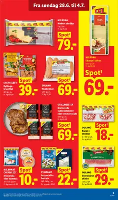 DULANO Bacon i strimler, 2 x 150 g / pk. gyldig fra 28/06/2026 | Side: 9