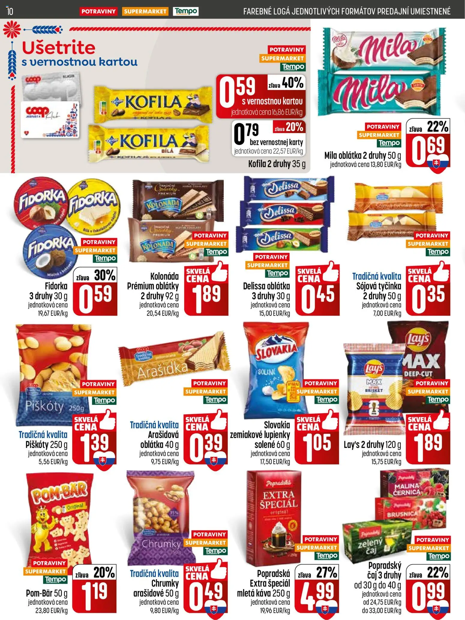 Nové COOP Jednota akcie – leták je platný od 14.05.2026 | Strana: 10