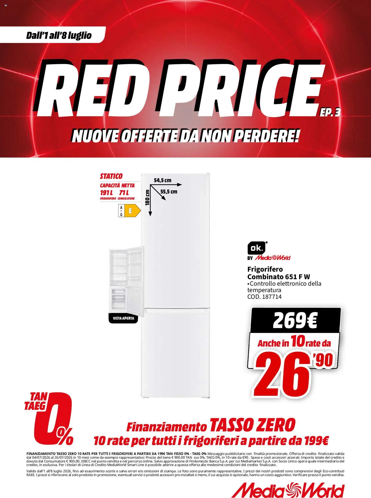 Volantino Media World del 01/07/2026 | Pagina: 58
