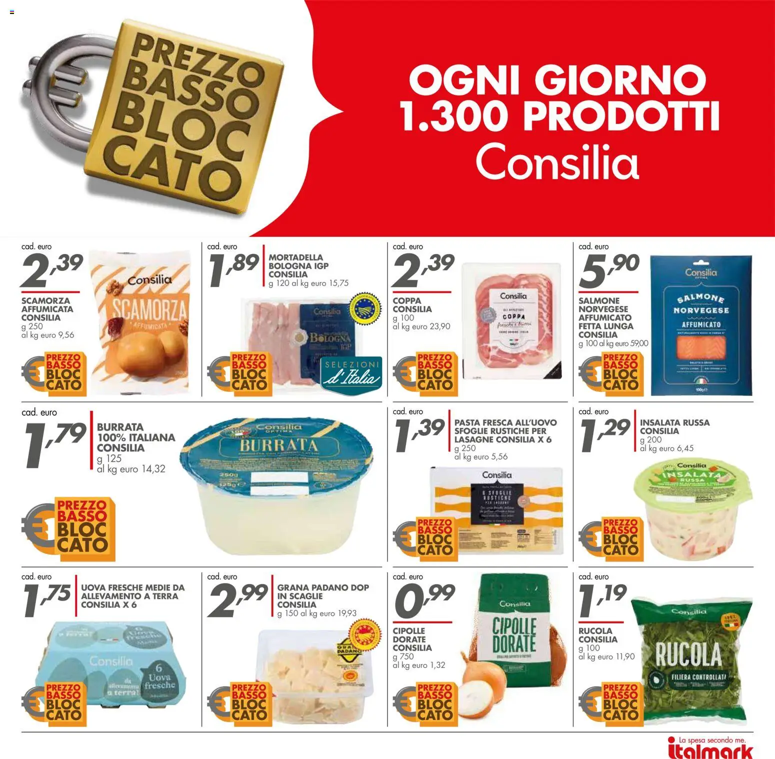 Volantino Italmark del 04.06.2026 | Pagina: 23 | Prodotti: Insalata, Cipolle, Pasta, Terra