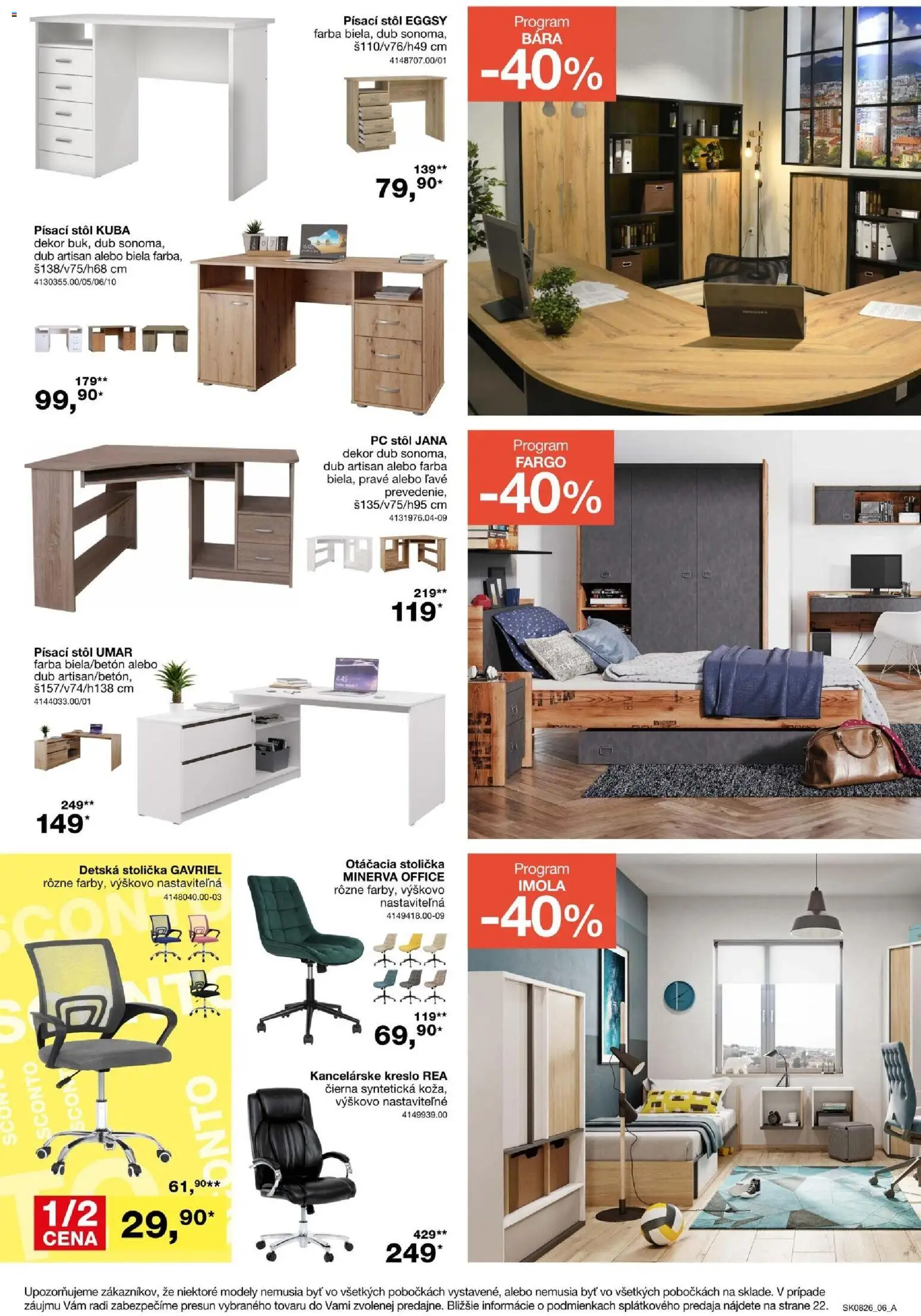 Nové Sconto nábytok akcie – leták je platný od 17.06.2026 | Strana: 6