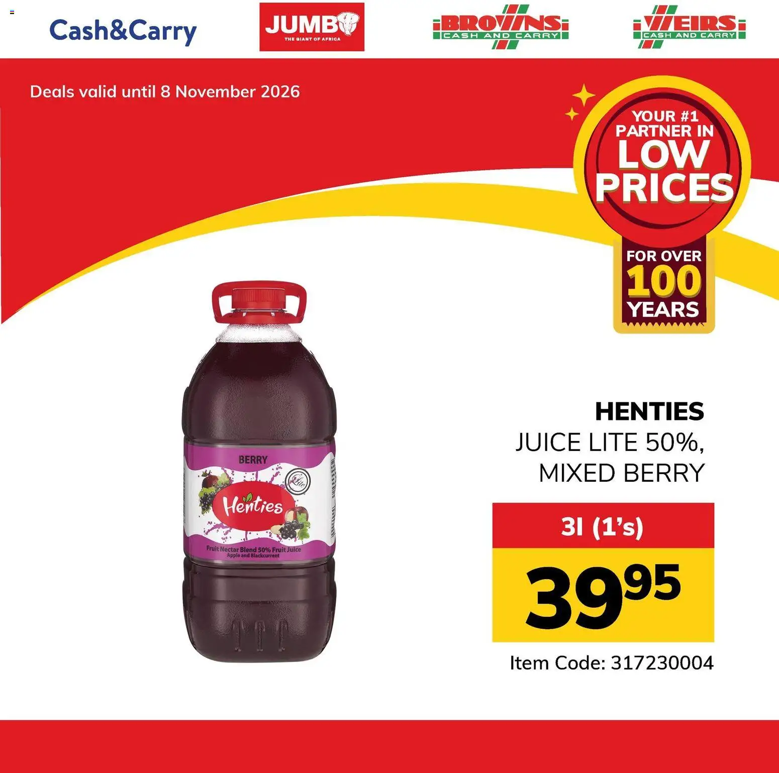 New Jumbo catalogue – valid from 30/10/2026 | Page: 15 | Products: Juice, Fruit