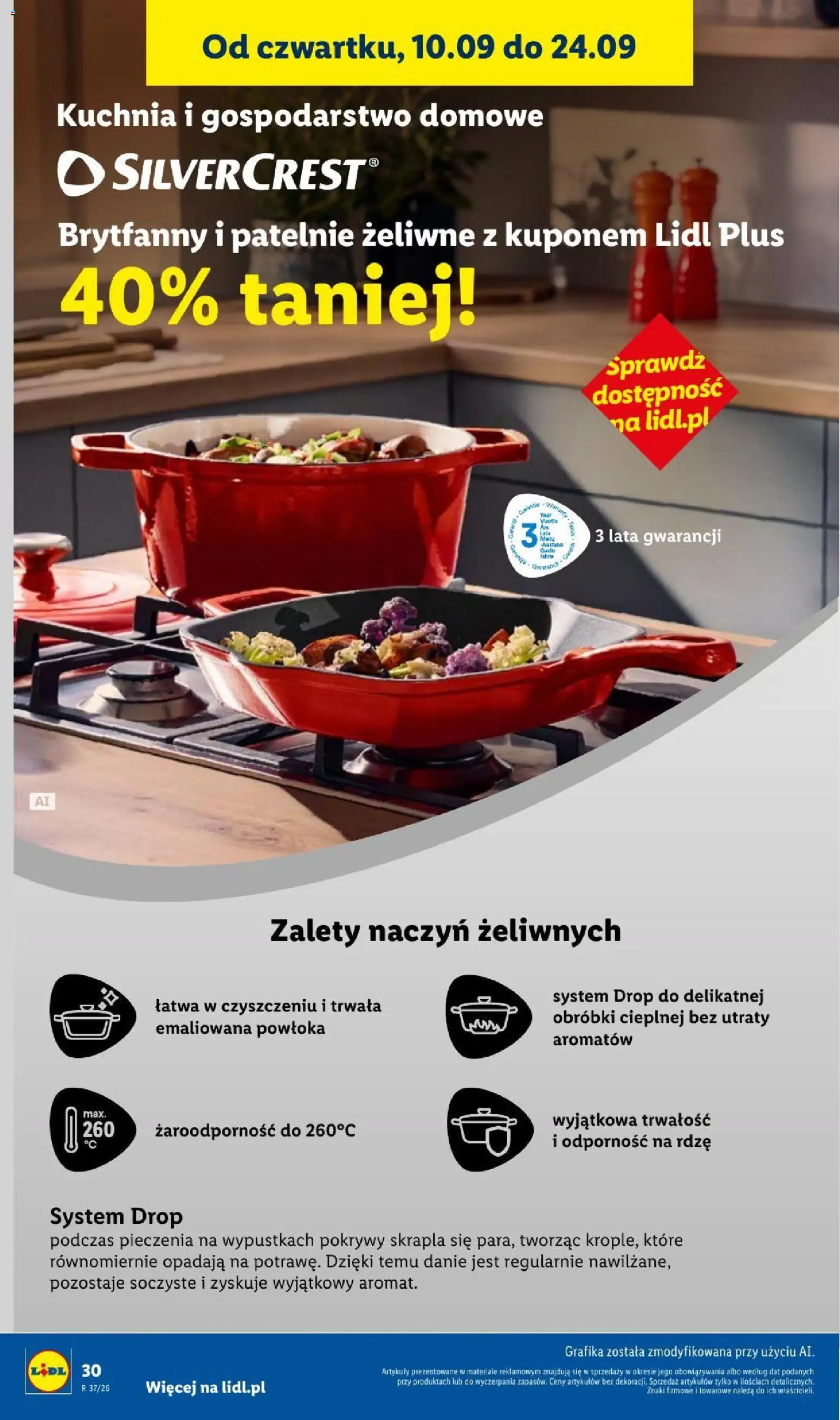 Lidl Katalog od 07.09.2026 | Strona: 36 | Produkty: Patelnie