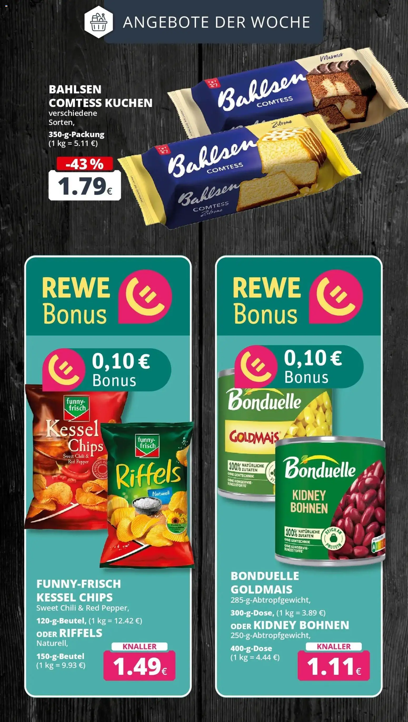 REWE Prospekt ab 17.08.2026 zum Blättern » Angebote | Seite: 5 | Produkte: Funny frisch, Zitrone, Kuchen, Chips