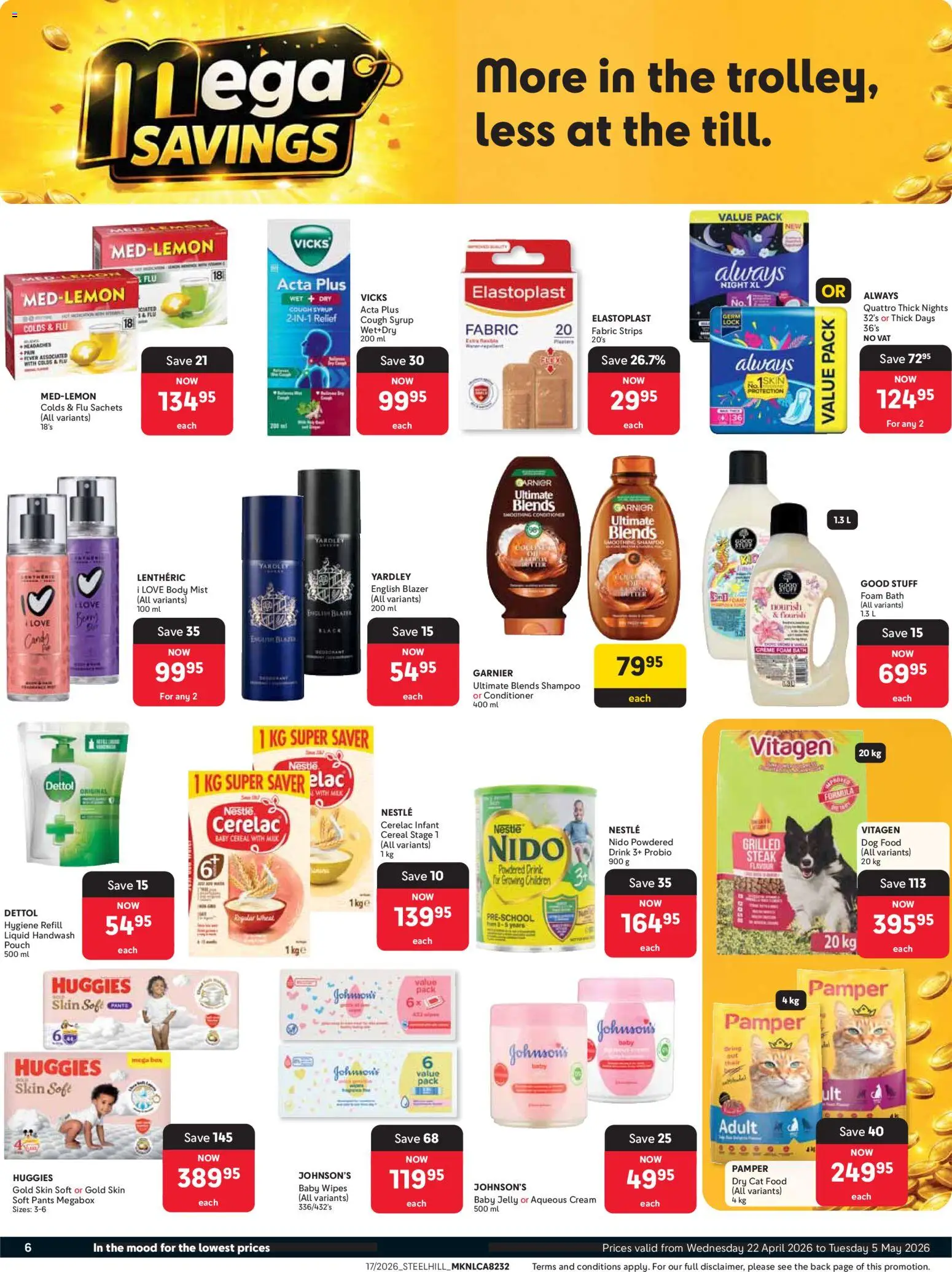 New Makro catalogue – valid from 22.04.2026 | Page: 6 | Products: Handwash, Bath, Conditioner, Cream