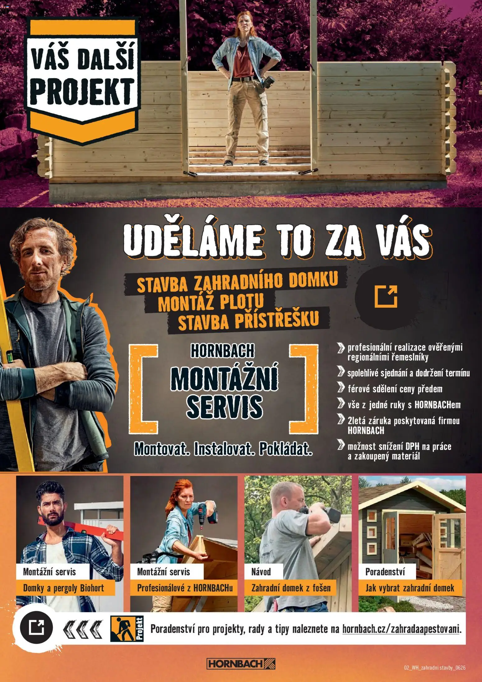 HORNBACH leták - Zahradní stavebniny od 27.05.2026 | Strana: 2 | Produkty: Zahradní domek