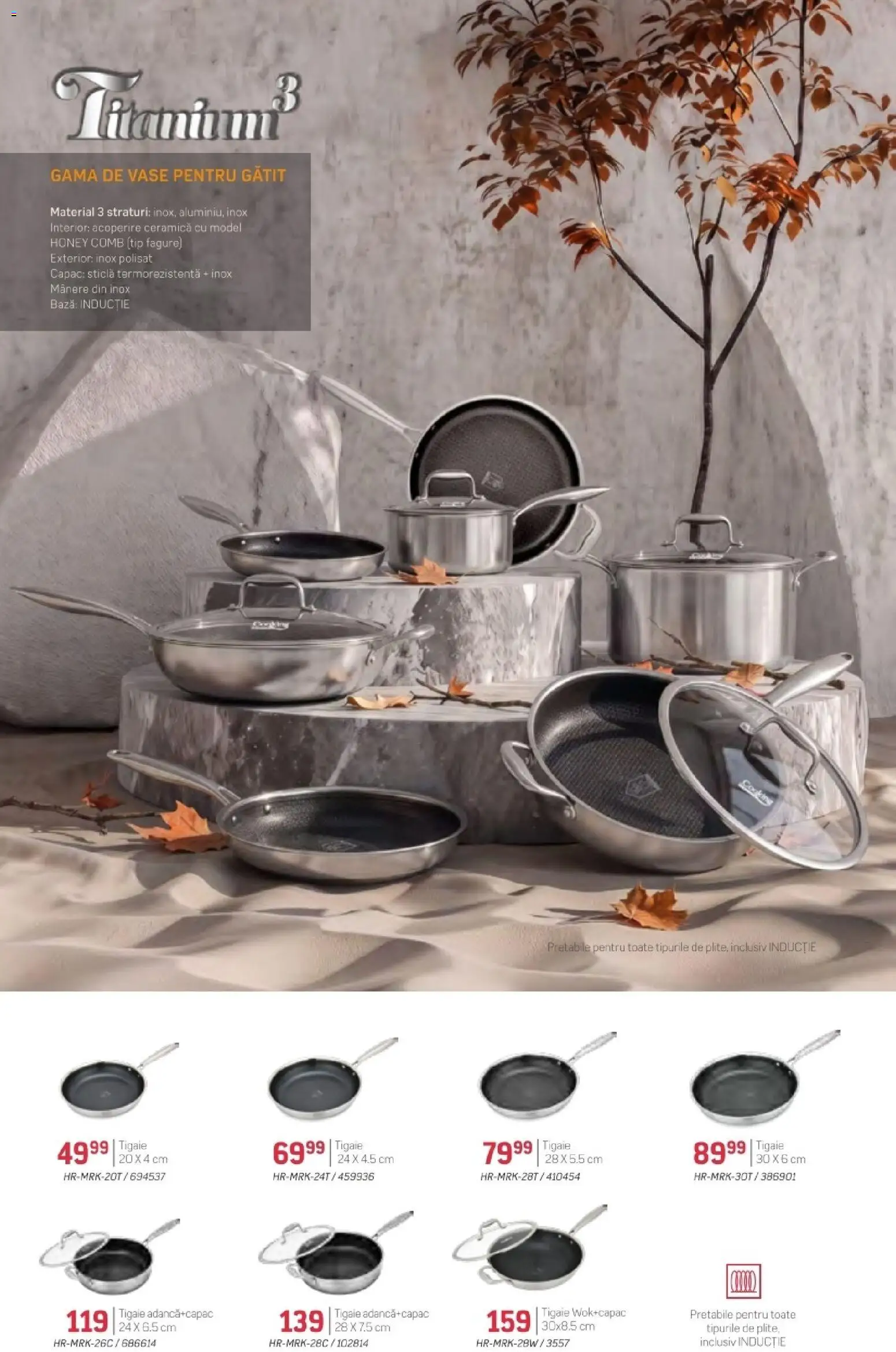 Noul catalog Selgros – valabil de la 16.10.2026 | Pagină: 2 | Produse: Mânere, Tigaie, Vase, Tip