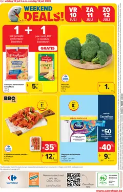 Broccoli Carrefour, Broccoli - Voorbeeld van een folder van Carrefour, geldig van 08/07/2026 | Pagina: 20 | Producten: Toiletpapier, Toilet, Broccoli