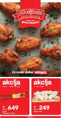 Matijevic katalog - pregled Matijevic kataloga - važi od 17.07.2026