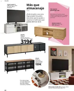 Vista previa IKEA - Haz espacio para lo que más quieres válido desde el 01/09/2026 | Página: 42 | Productos: Salón, Té, Almacenaje, Estante