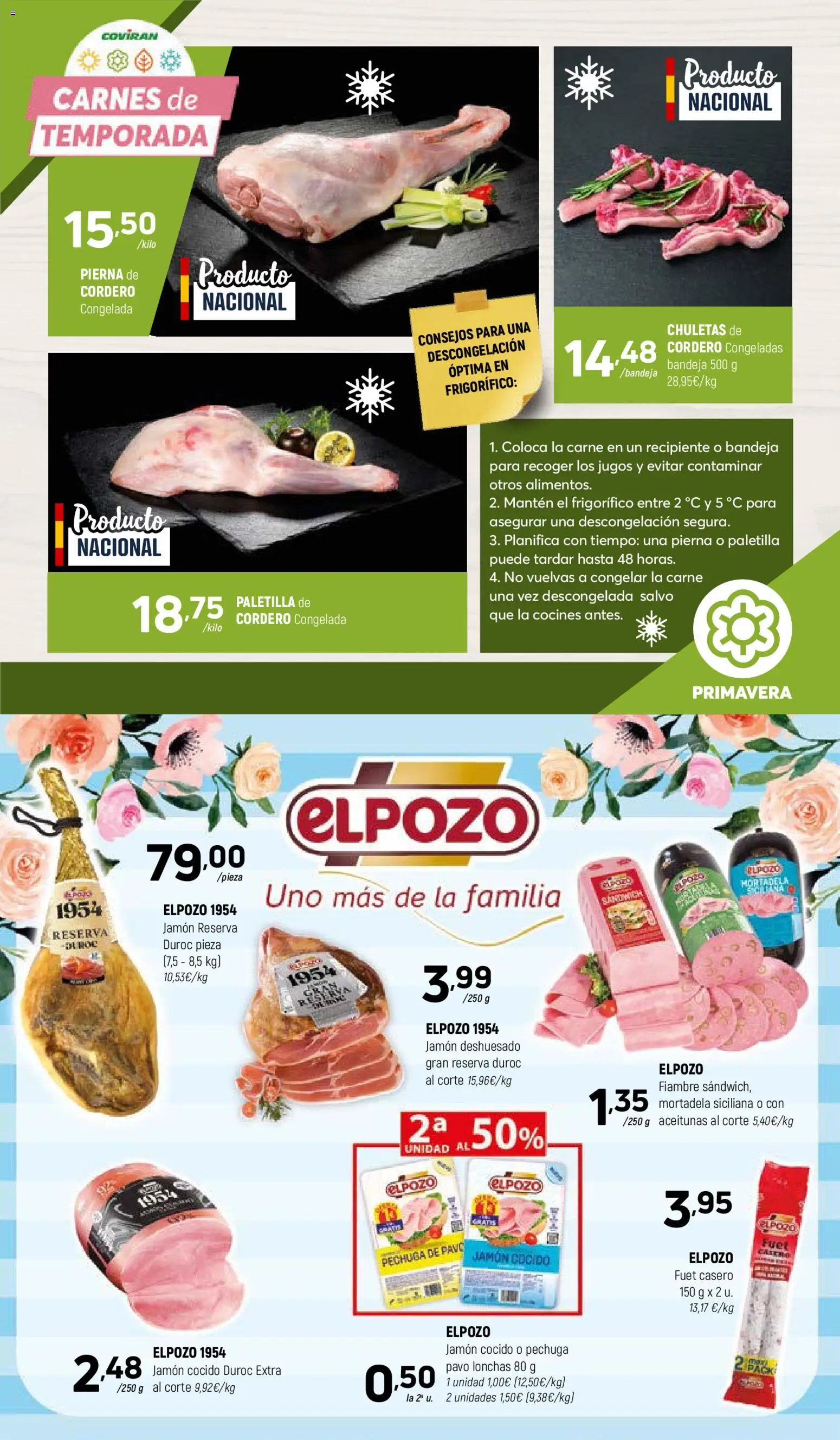 Coviran ofertas │ válido desde el 07.04.2026 | Página: 4 | Productos: Jamón, Jamón cocido, Φίλτρο καφέ, Mortadela