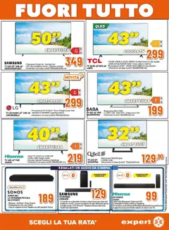 Anteprima del volantino Expert volantino valido a partire dal 30/07/2026 | Pagina: 15 | Prodotti: smart TV, Soundbar, Decoder, Cuffie