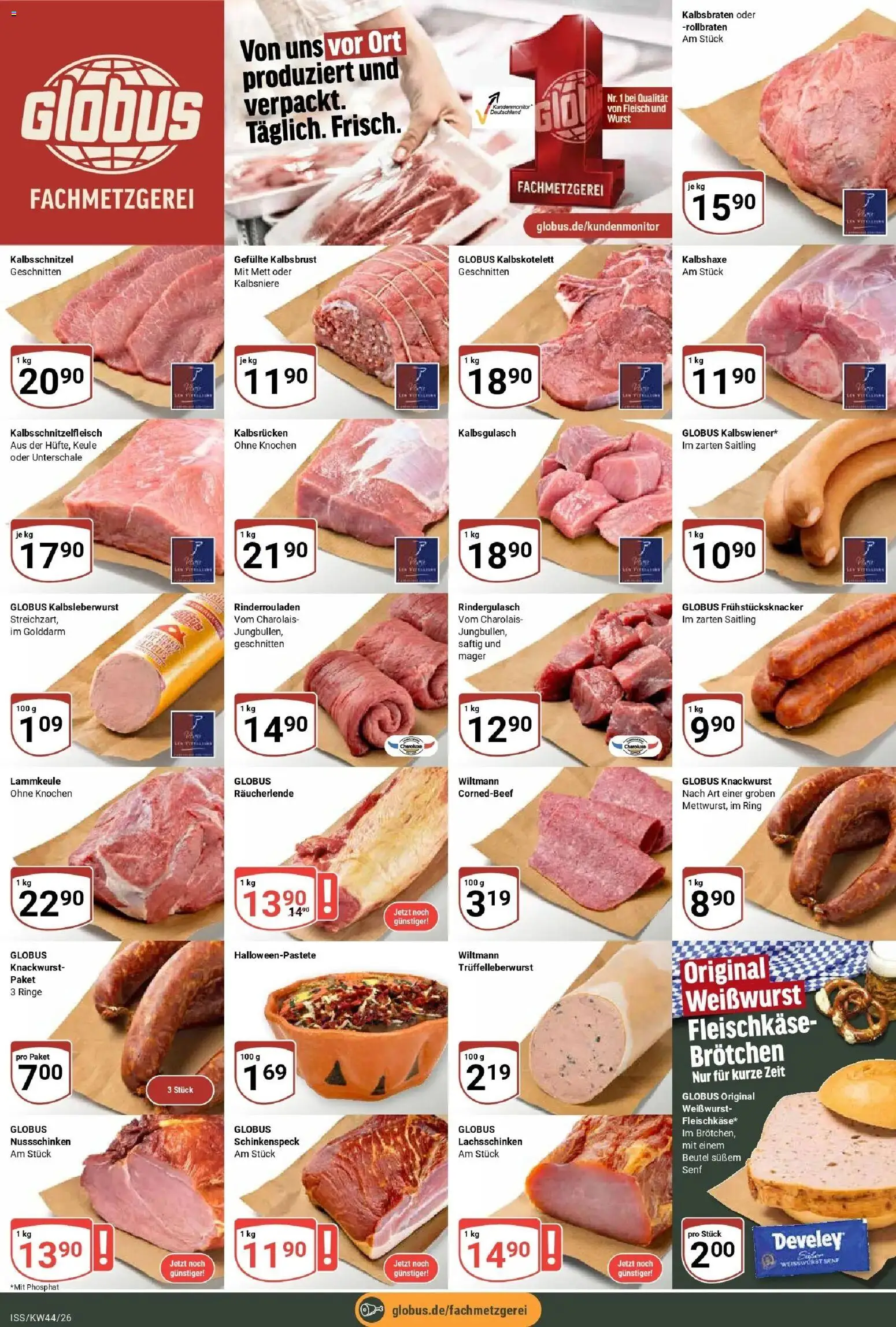 Globus Prospekt Isserstedt (ab 26.10.2026) » Angebote online | Seite: 6 | Produkte: Rinderrouladen, Lammkeule, Rindergulasch, Fleisch