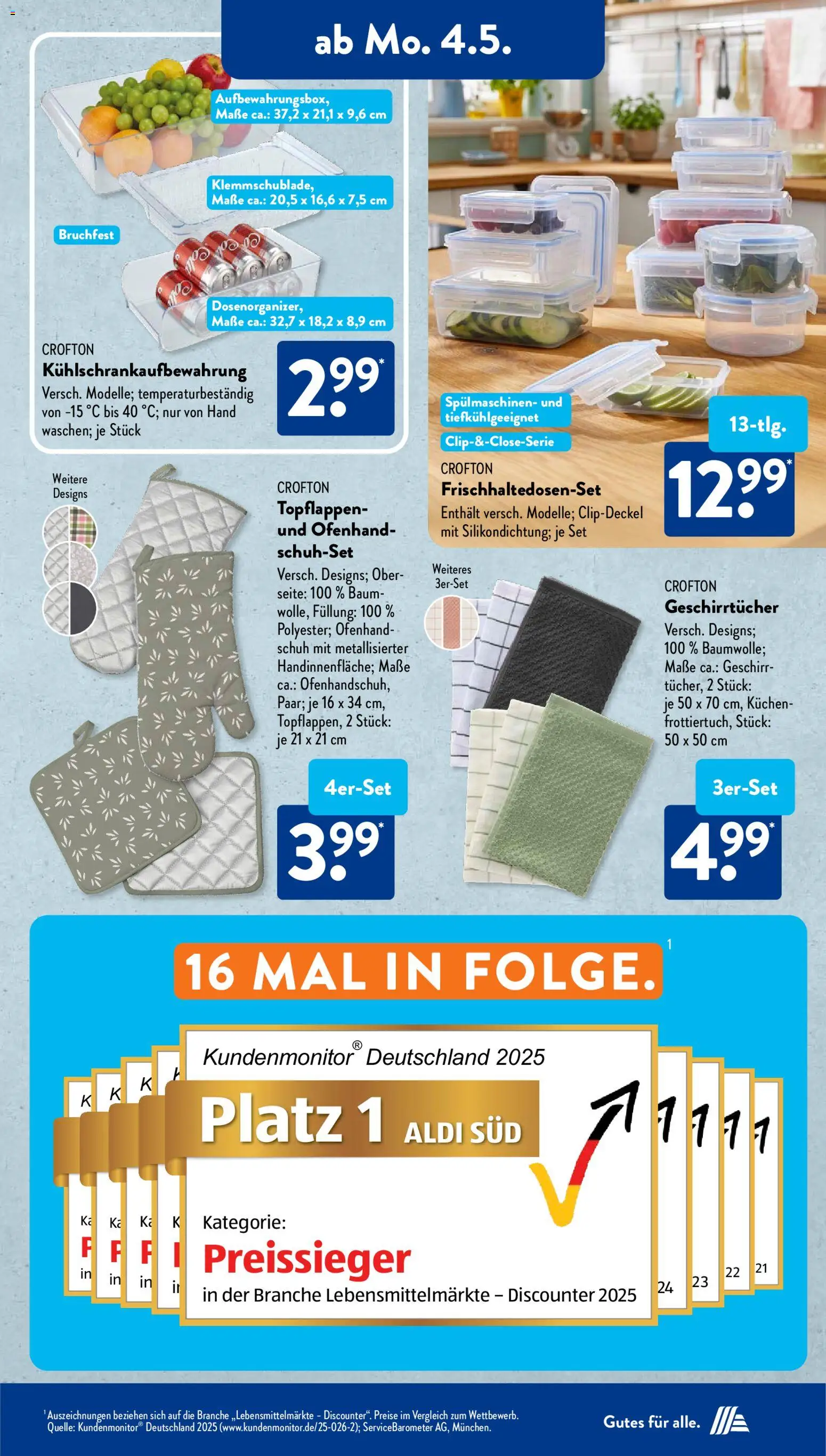 Aldi Süd Prospekt 	 – gültig ab 04.05.2026 | Seite: 4 | Produkte: Kuchen