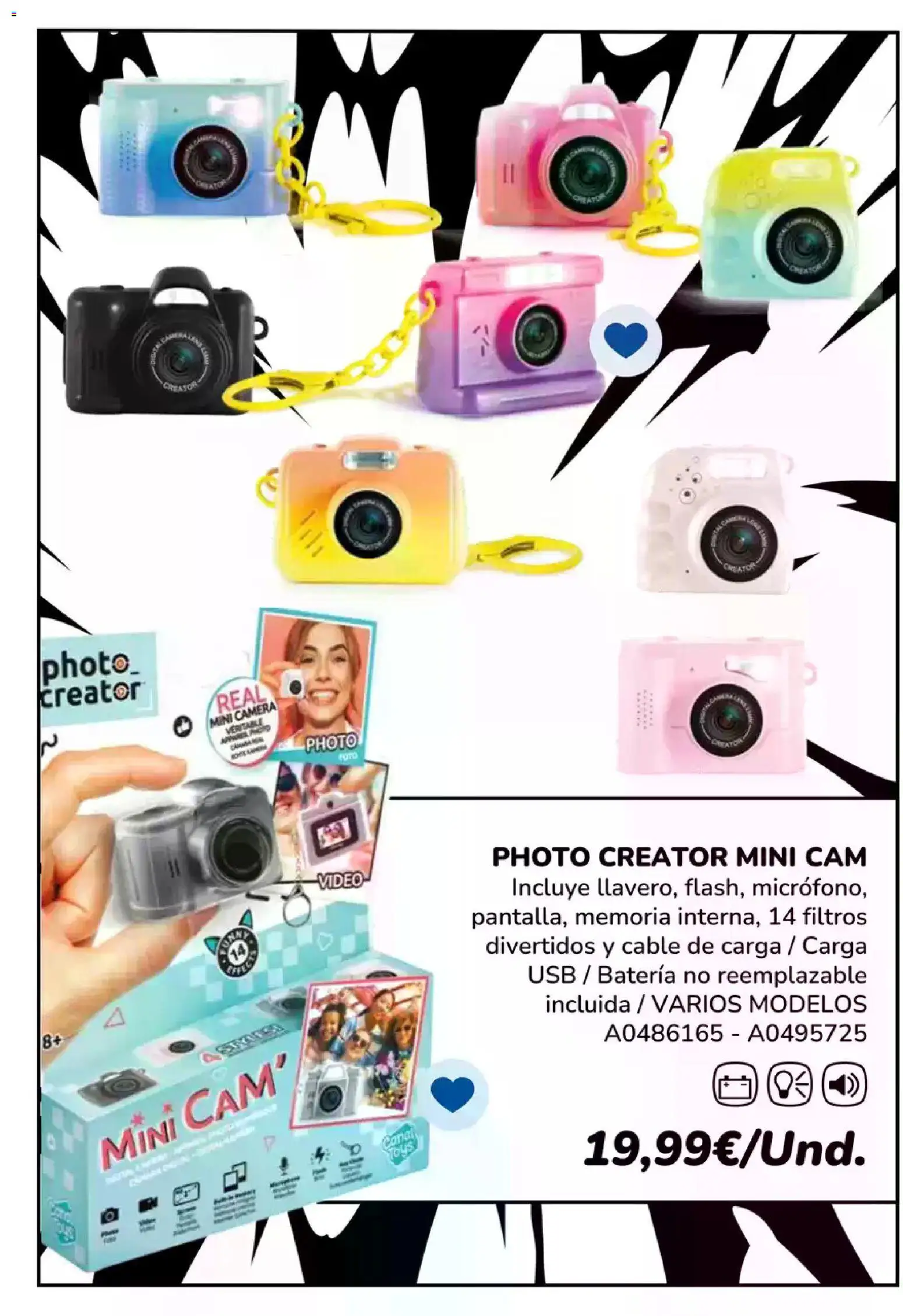 Juguettos Fan zone │ válido desde el 05/10/2026 | Página: 59 | Productos: Video, Cable, USB, Batería