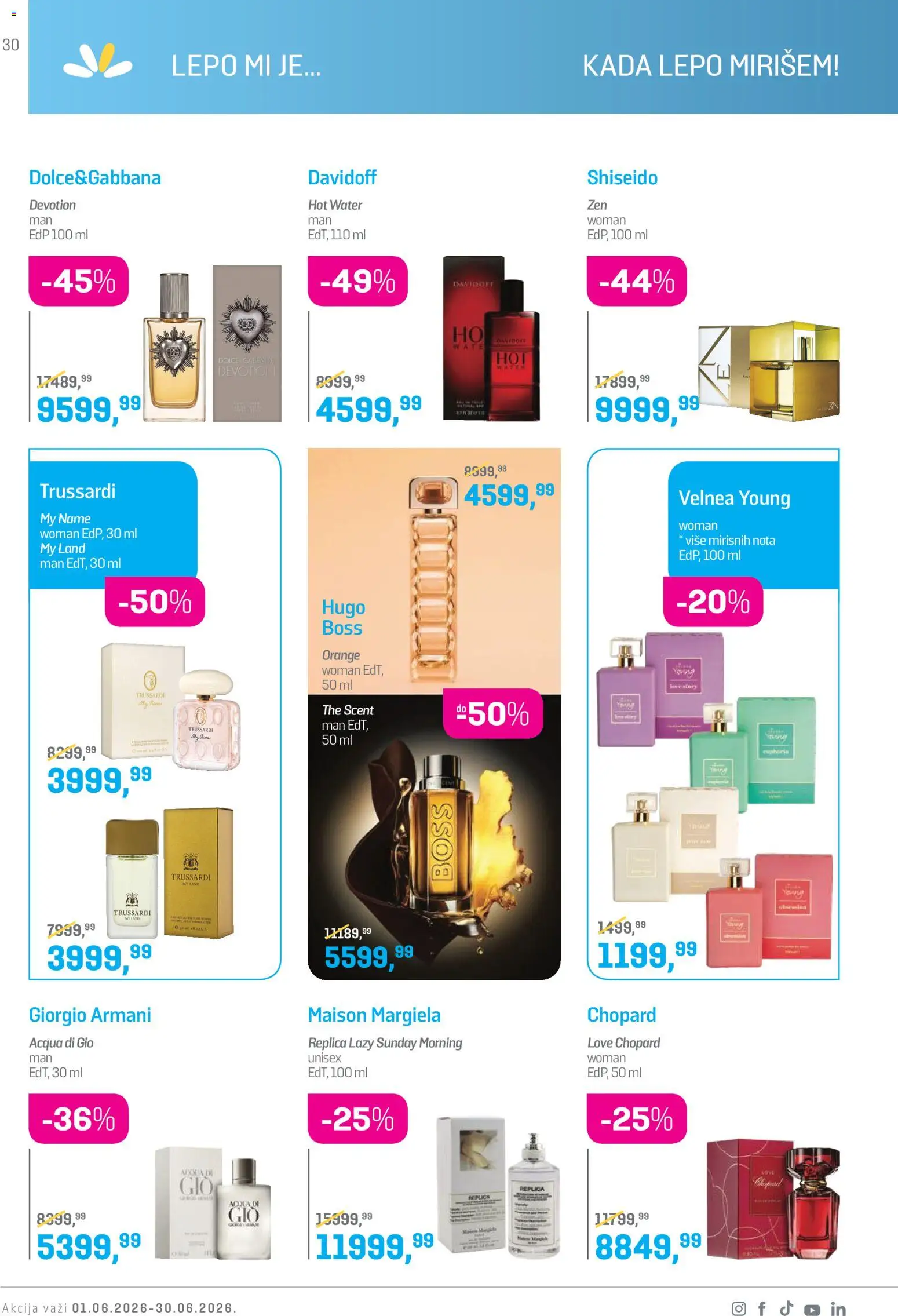 Lilly drogerie katalog - važi od 01.06.2026 | Strana: 30 | Proizvode: Hugo