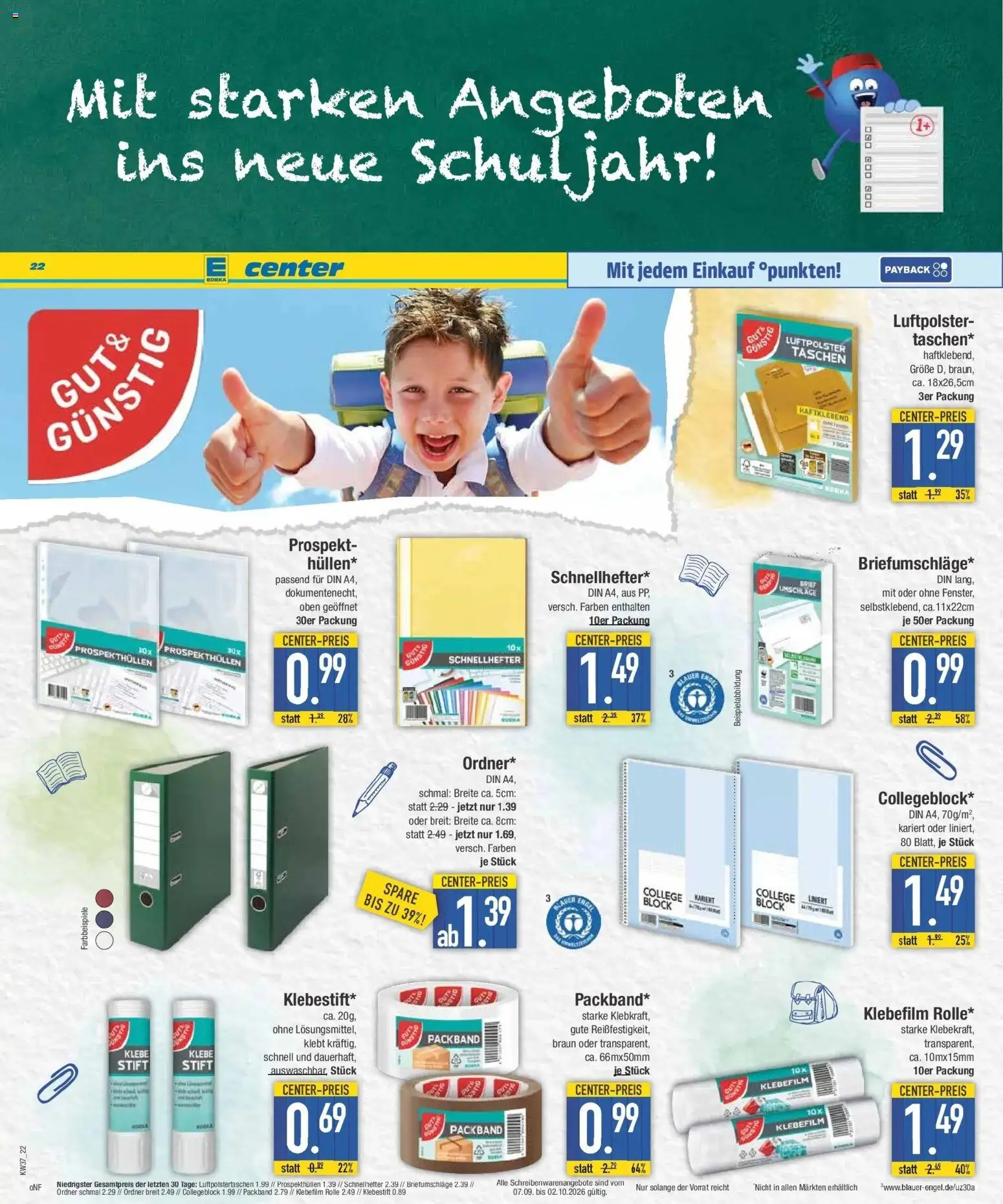E center Prospekt Kolbermoor (ab 07.09.2026) zum Blättern | Seite: 22 | Produkte: Taschen