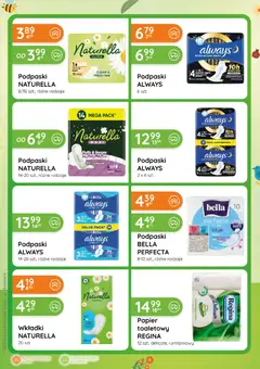 Pogląd oferty "Eurocash gazetka - Katalog Chemiczny" - ważna od 02.04.2026 | Strona: 8 | Produkty: Podpaski bella, Podpaski always, Aloes, Podpaski