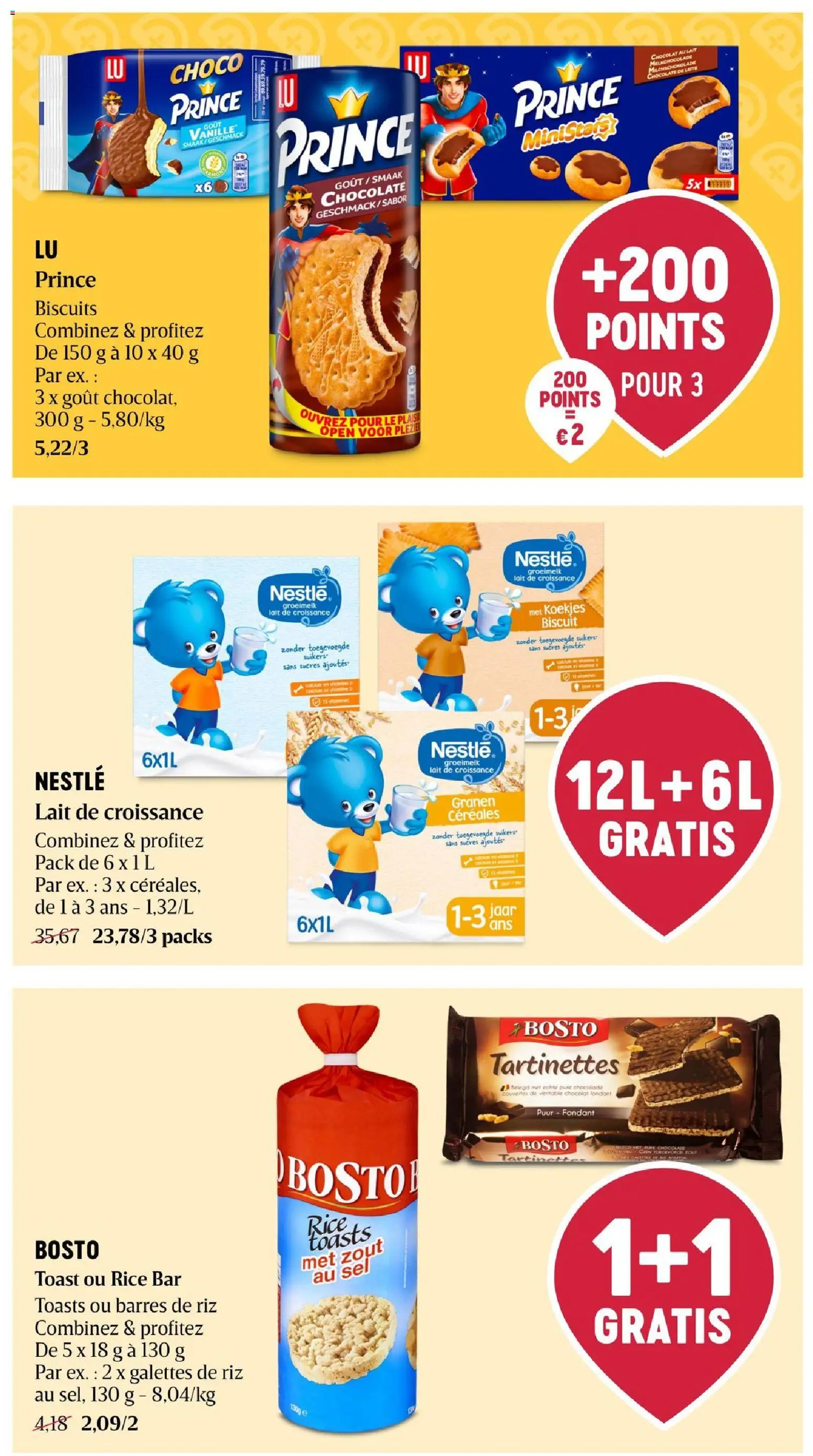 {H1} | Pagina: 29 | Producten: Toast, Koekjes, Zout, Chocolade