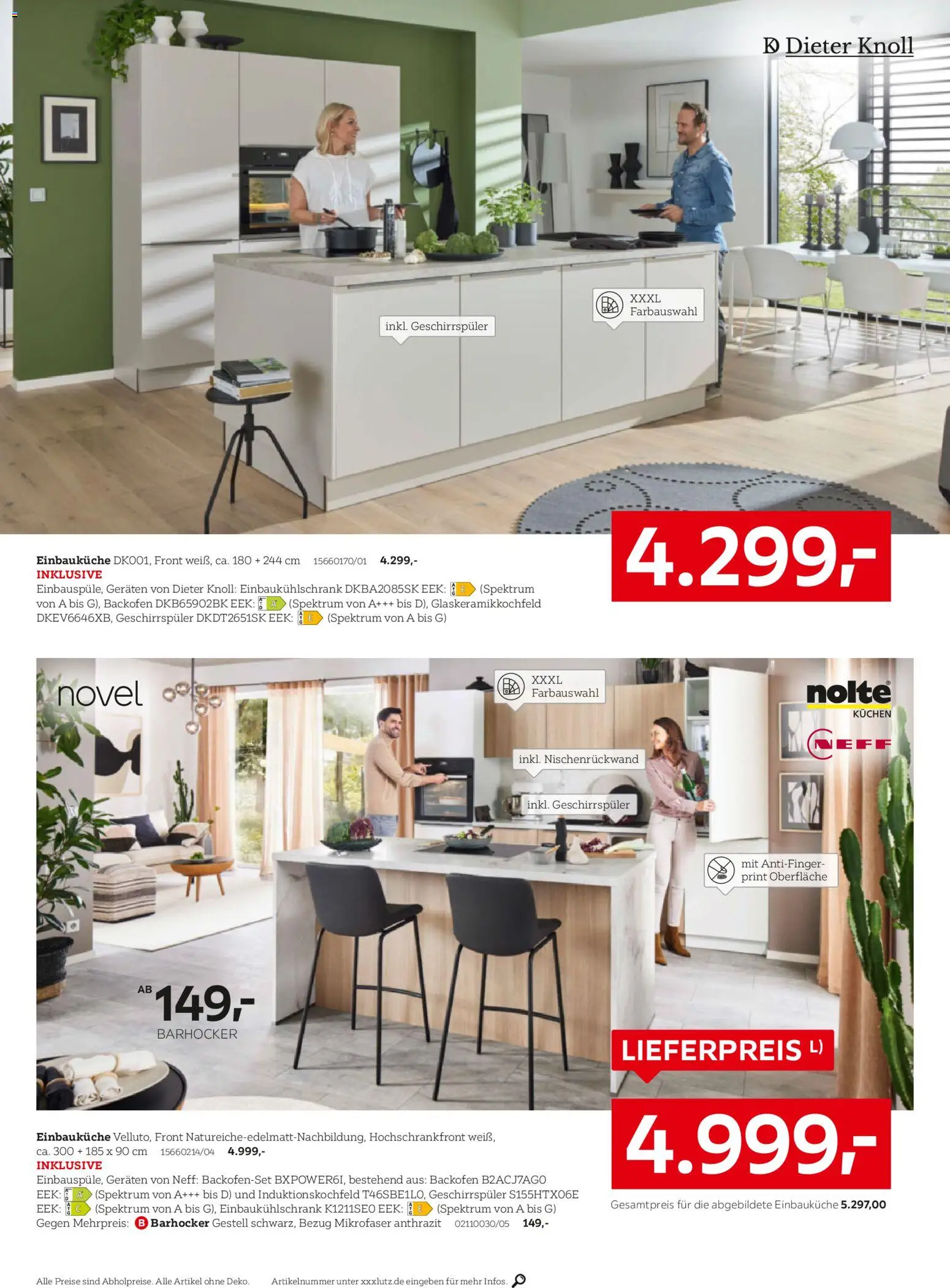 XXXLutz Nr. 1 beim Preis – gültig ab 17.10.2026 | Seite: 20 | Produkte: Bosch, Siemens, Geschirrspüler, Kochfeld