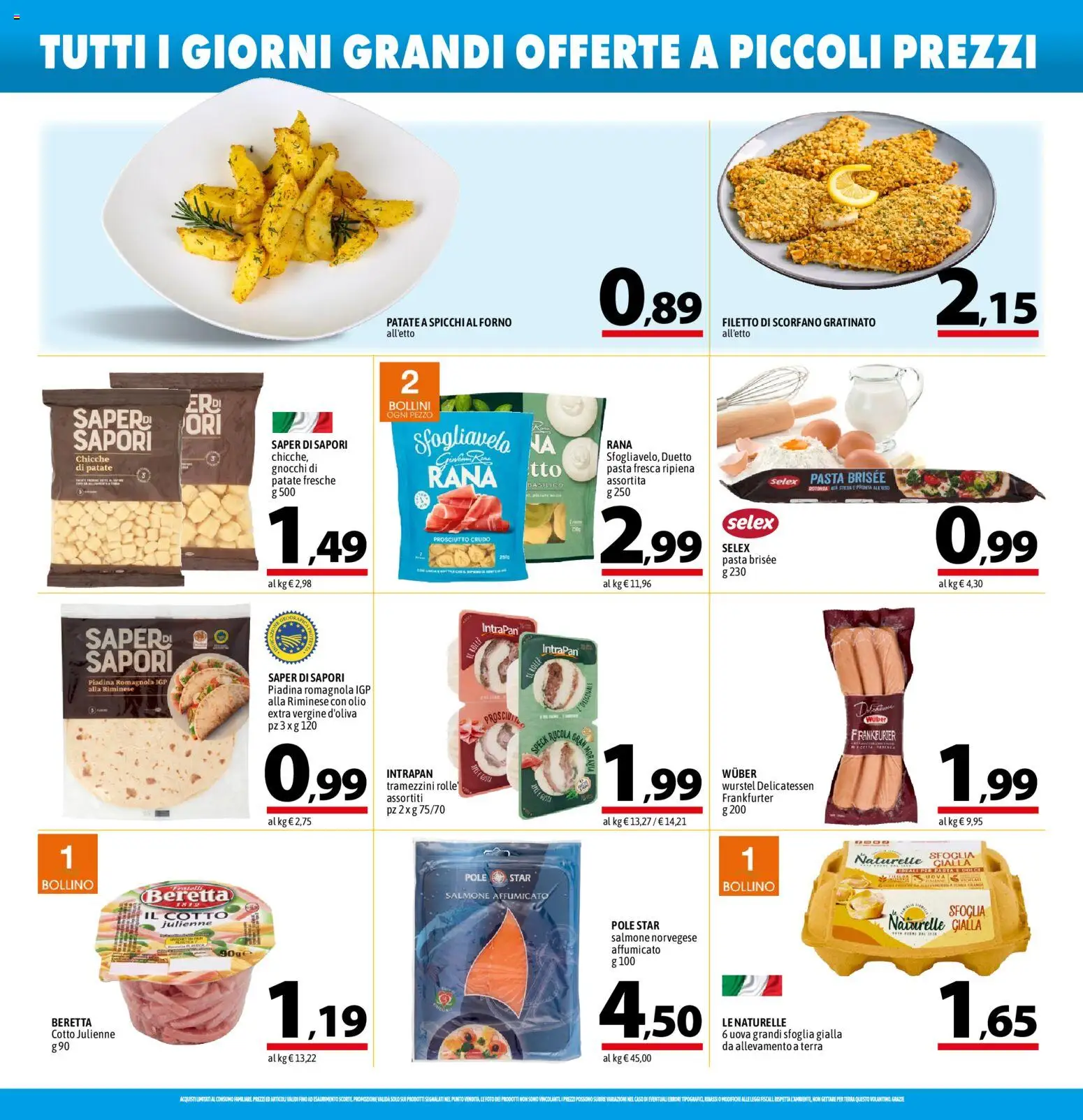 Volantino A&O del 06/08/2026 | Pagina: 6 | Prodotti: Speck, Patate, Olio, Dolci