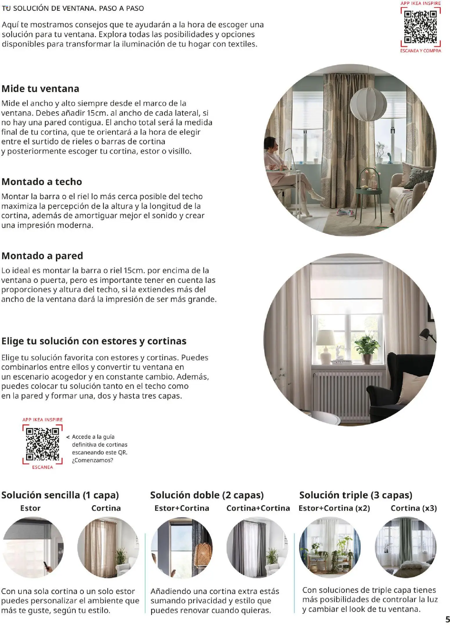 IKEA - Cortinas y estores │ válido desde el 01/09/2026 | Página: 5 | Productos: Cortina, Té, Marco, Iluminación
