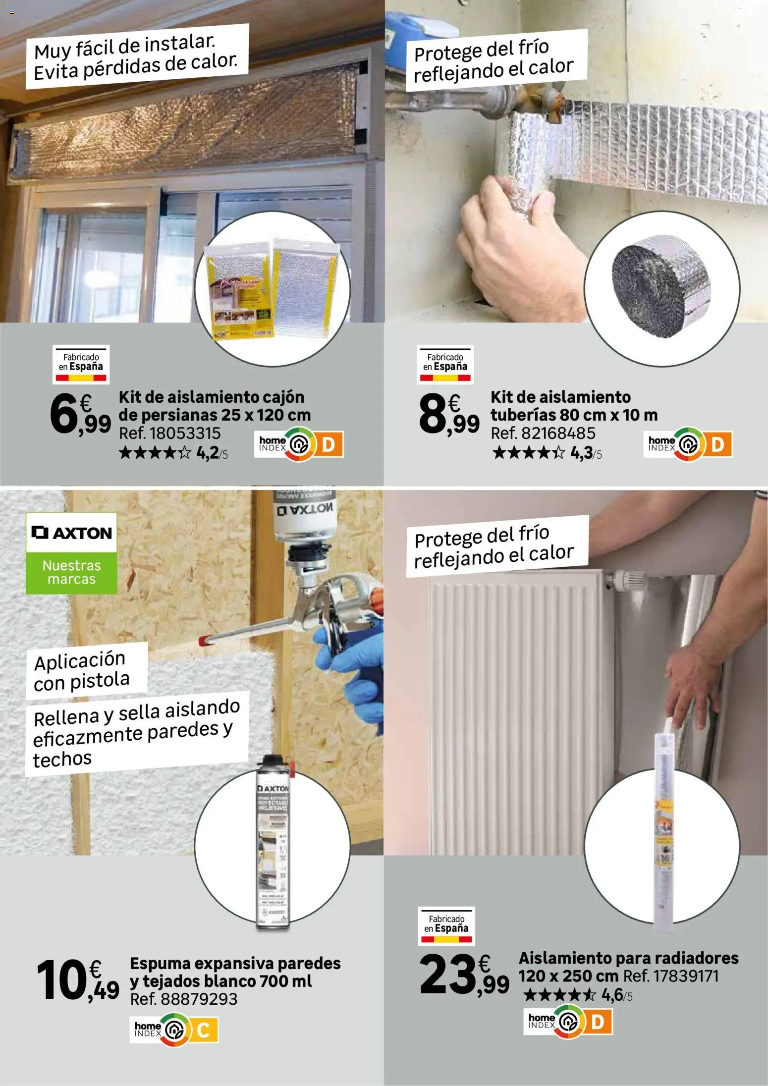 Leroy Merlin Calor en casa y mucho ahorro │ válido desde el 20/10/2026 | Página: 165 | Productos: Espuma