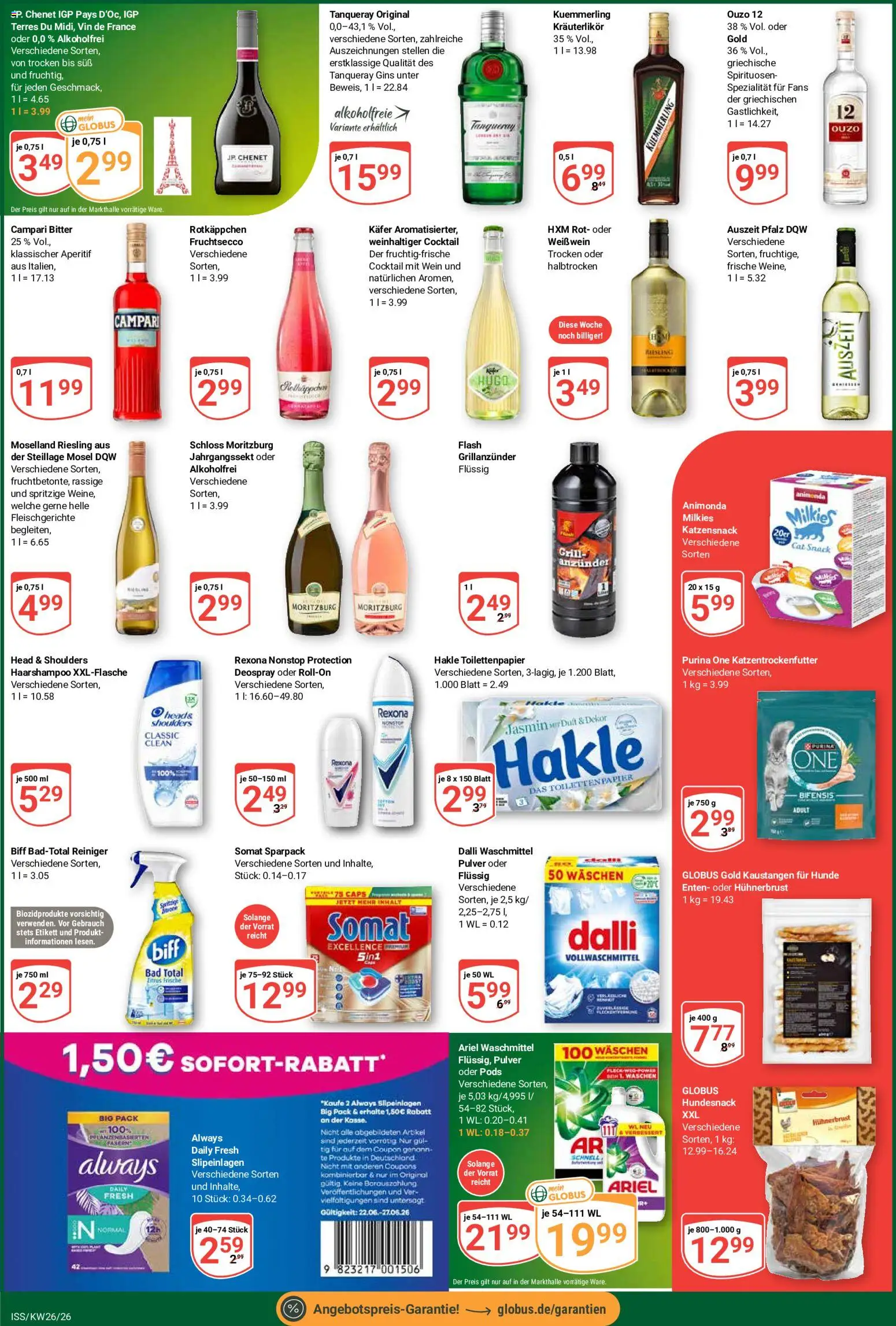 Globus Prospekt | 22.06.2026 | Wie erhält man einen begrenzten Rabatt? | Deutschland