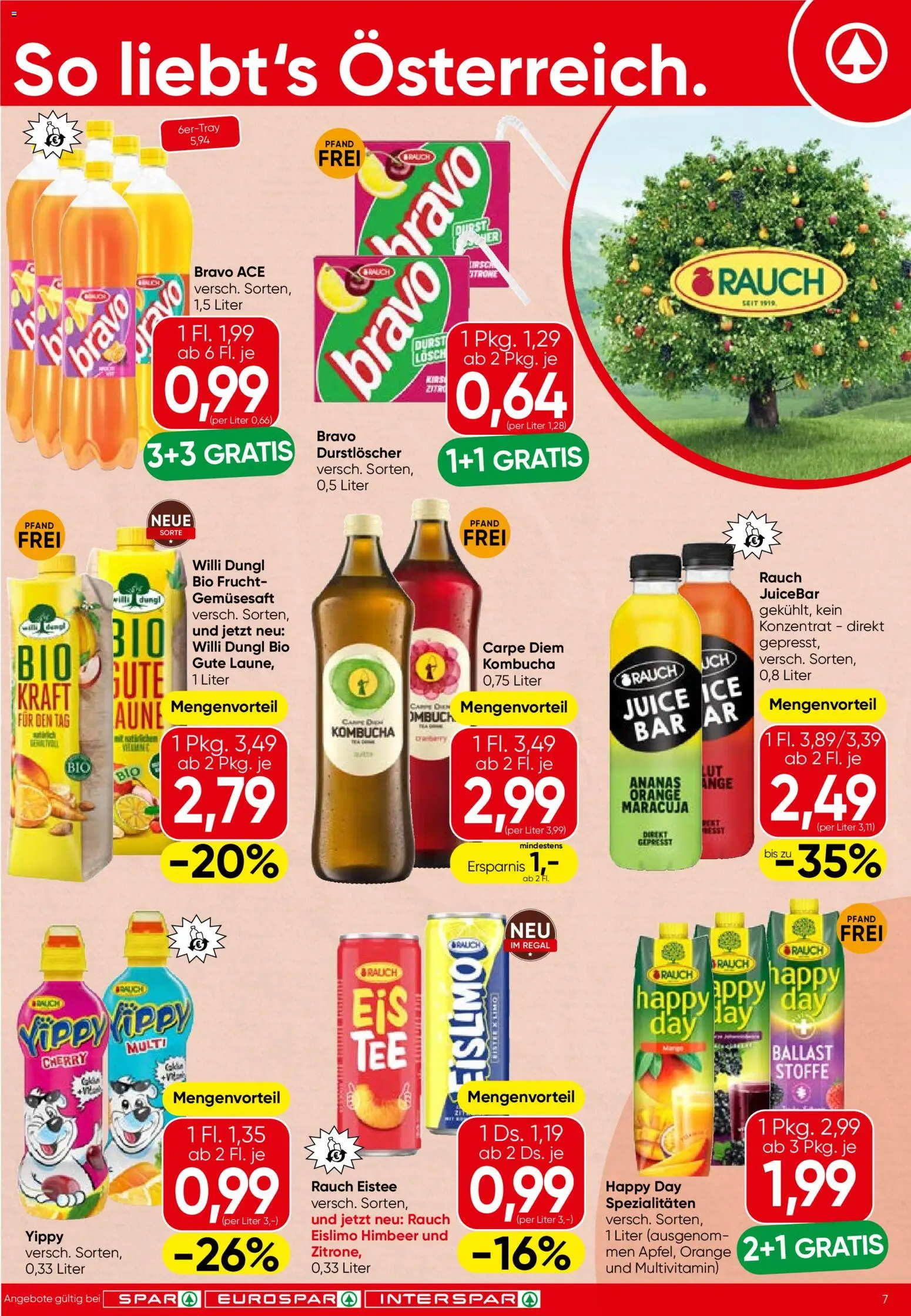 Spar Flugblatt gültig ab 08.10.2026 | Seite: 7 | Produkte: Zitrone, Regal, Multivitamin, Ananas