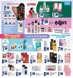 Anteprima del volantino Splendidi e Splendenti volantino valido a partire dal 23/09/2026 | Pagina: 4 | Prodotti: Lacca, Tè, Scrub, Doccia
