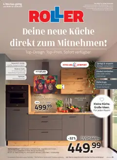 Roller Küchenprospekt ab 30.08.2026 gültig