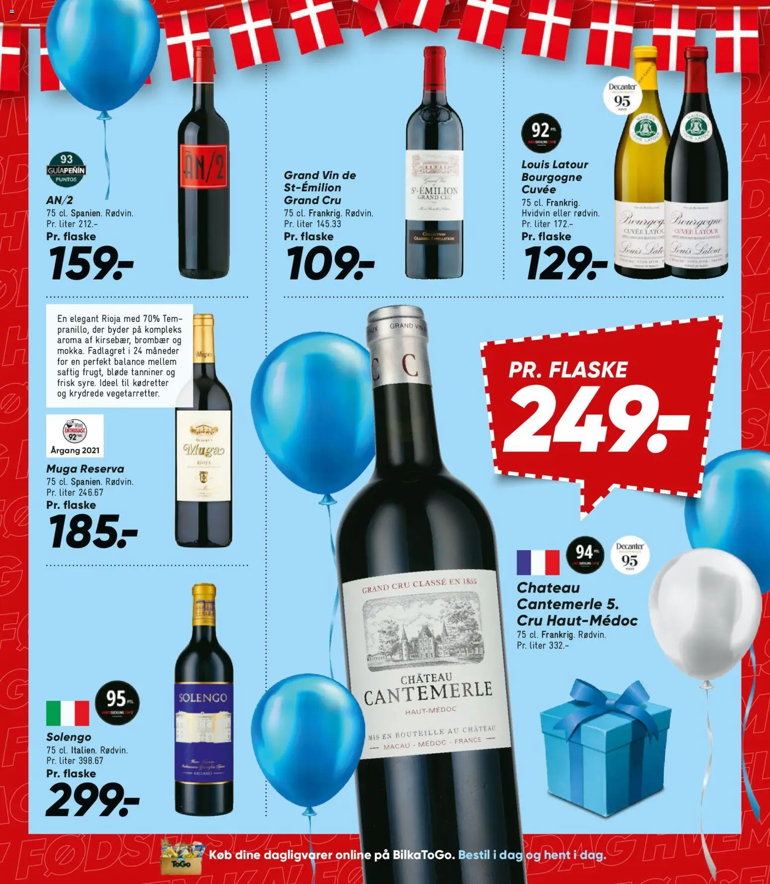 Bilka tilbudsavis – gyldig fra 04/09/2026 | Side: 33 | Produkter: Dagligvarer, Vin, Hvidvin, Rødvin