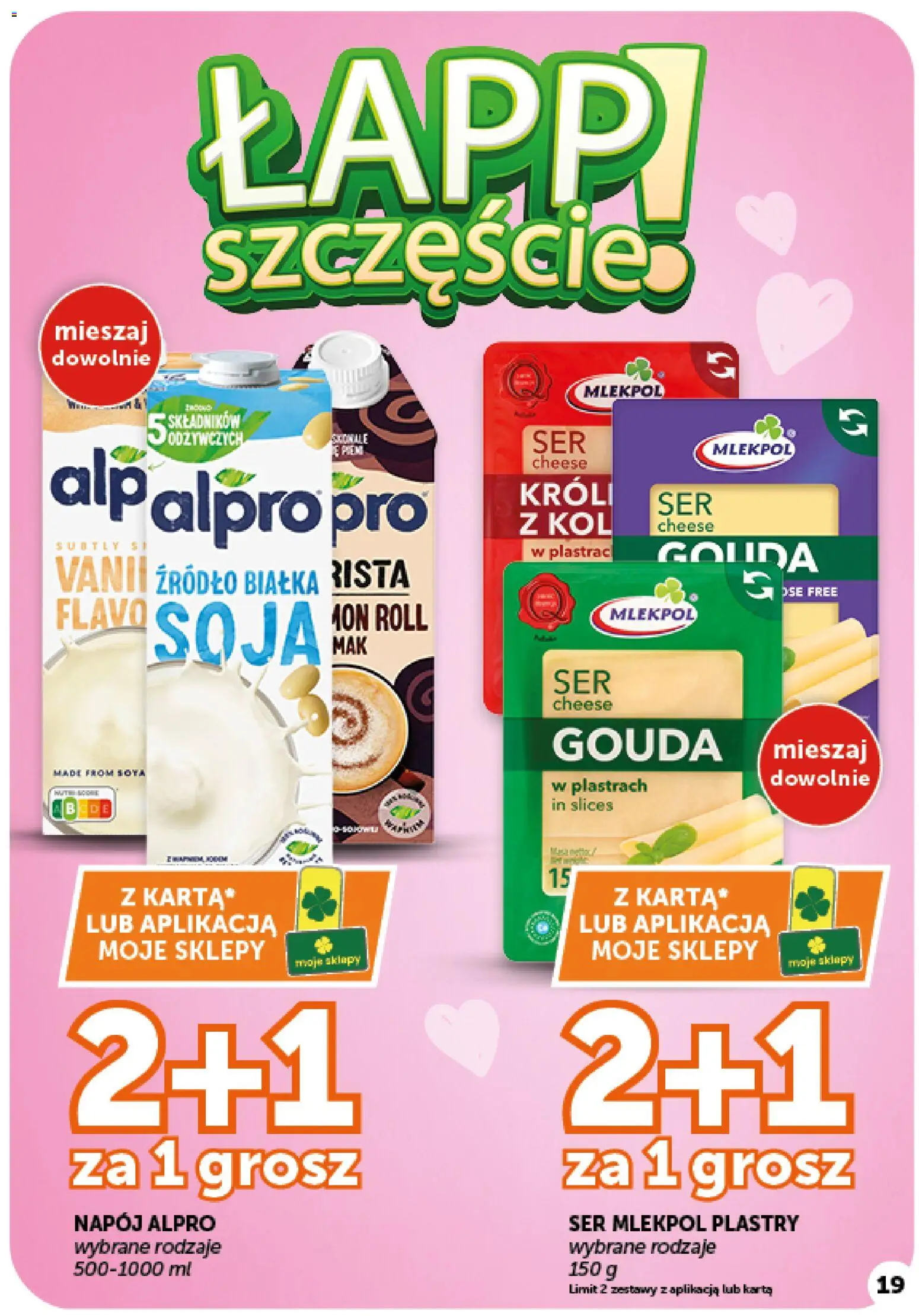Euro Sklep gazetka od 08.10.2026 | Strona: 19 | Produkty: Karta, Alpro, Ser, Soja