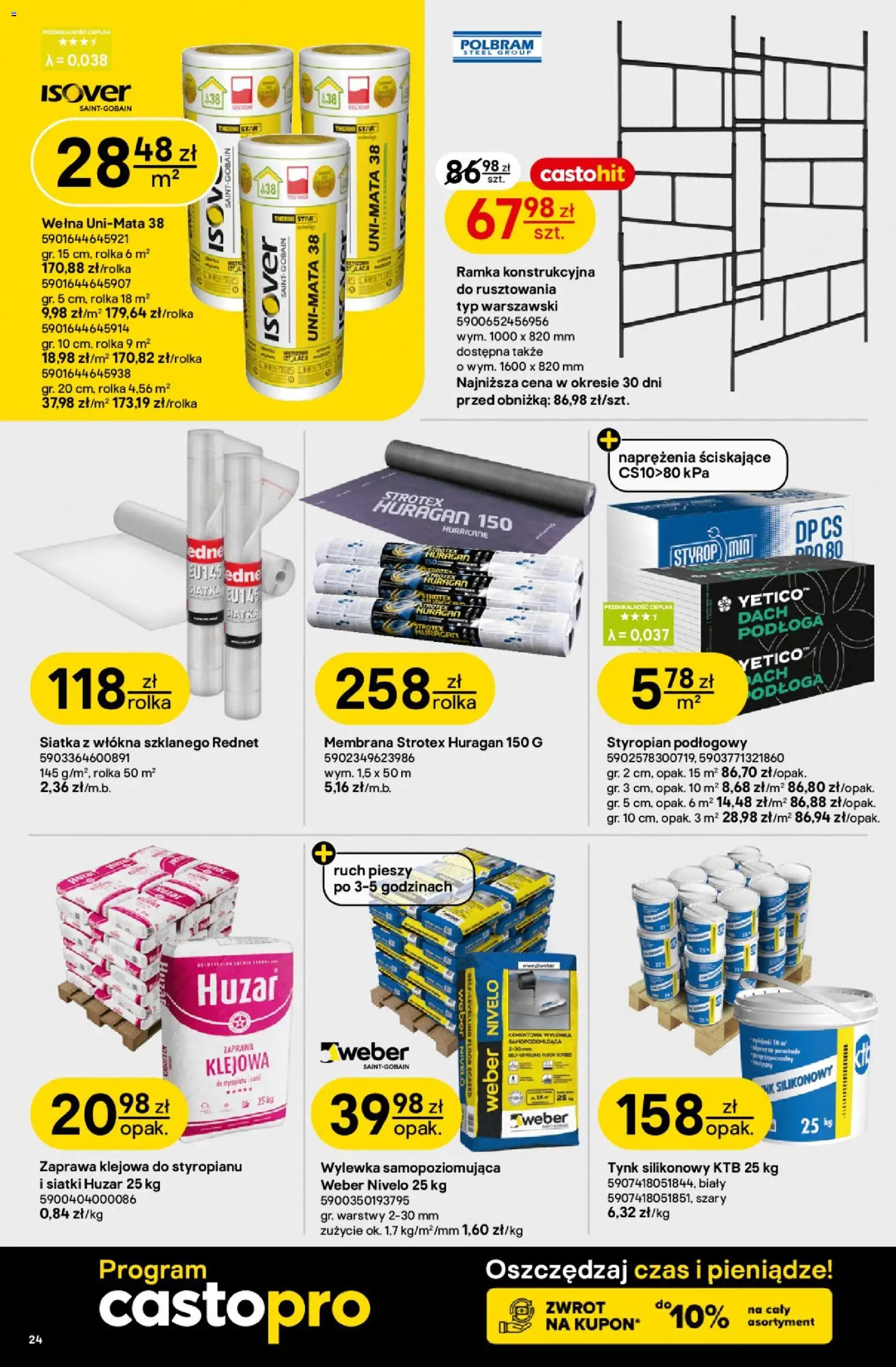 Castorama gazetka od 29.07.2026 | Strona: 24 | Produkty: Siatka, Ramka