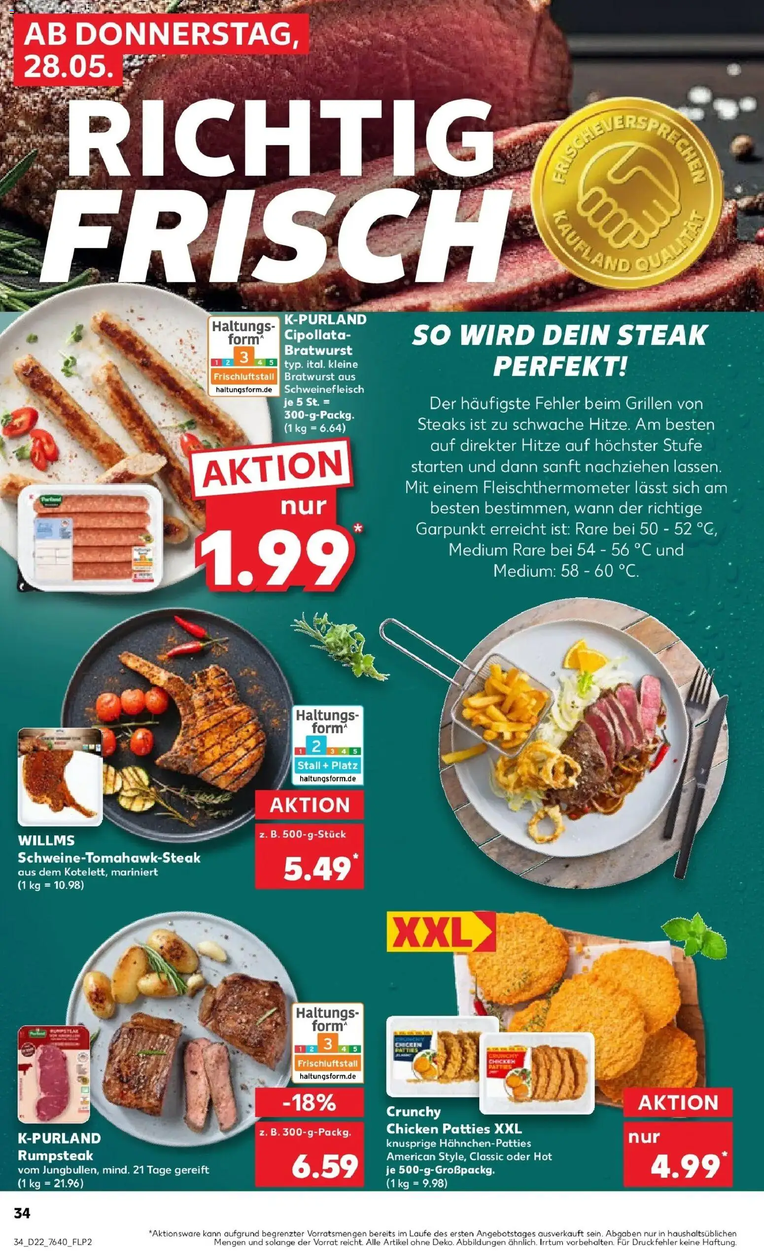 Kaufland Prospekt Erftstadt – gültig ab 26.05.2026 | Seite: 39 | Produkte: Rumpsteak, Bratwurst, Schweinefleisch, Steak