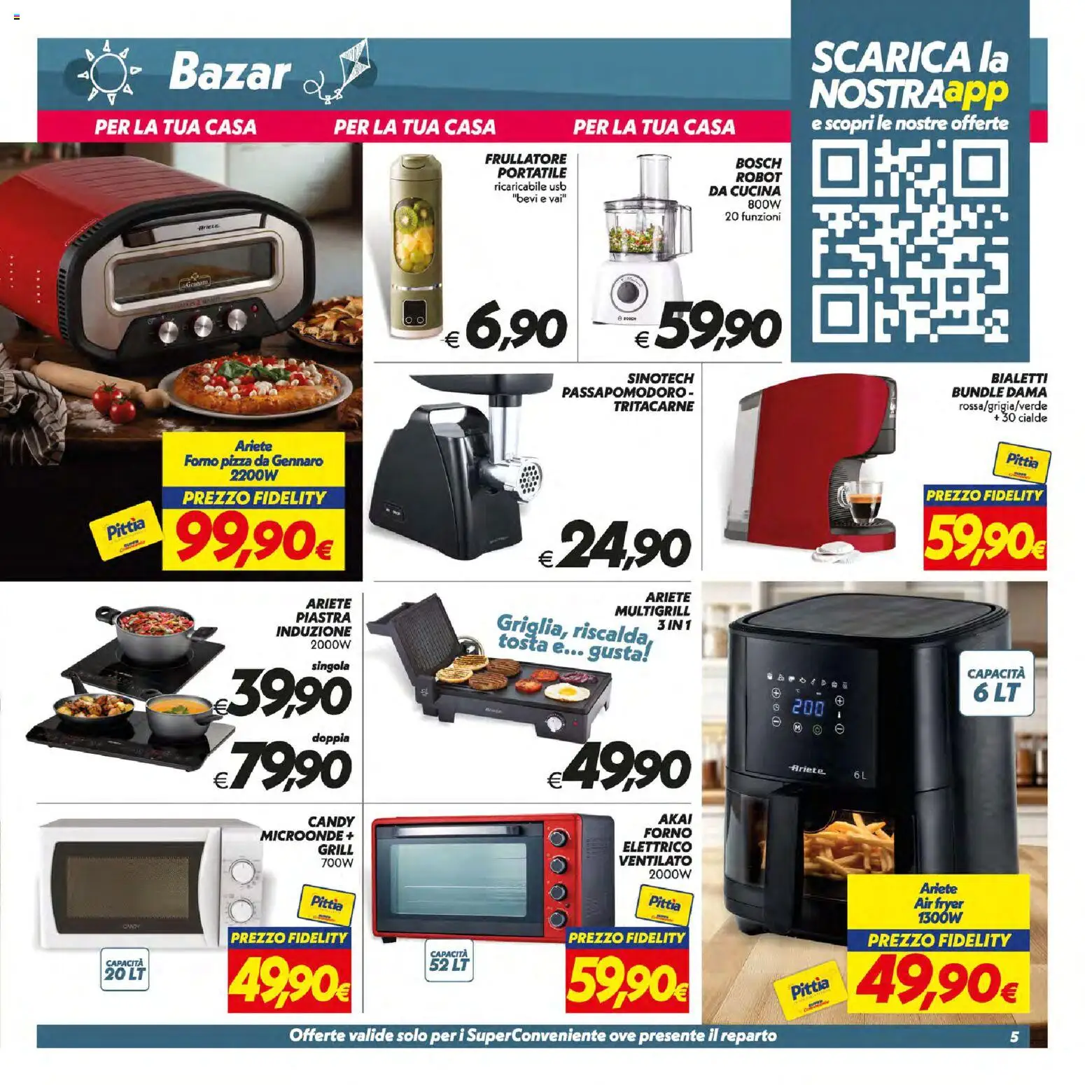 Volantino SuperConveniente del 09/07/2026 | Pagina: 38 | Prodotti: Microonde, Frullatore, Forno, Passapomodoro