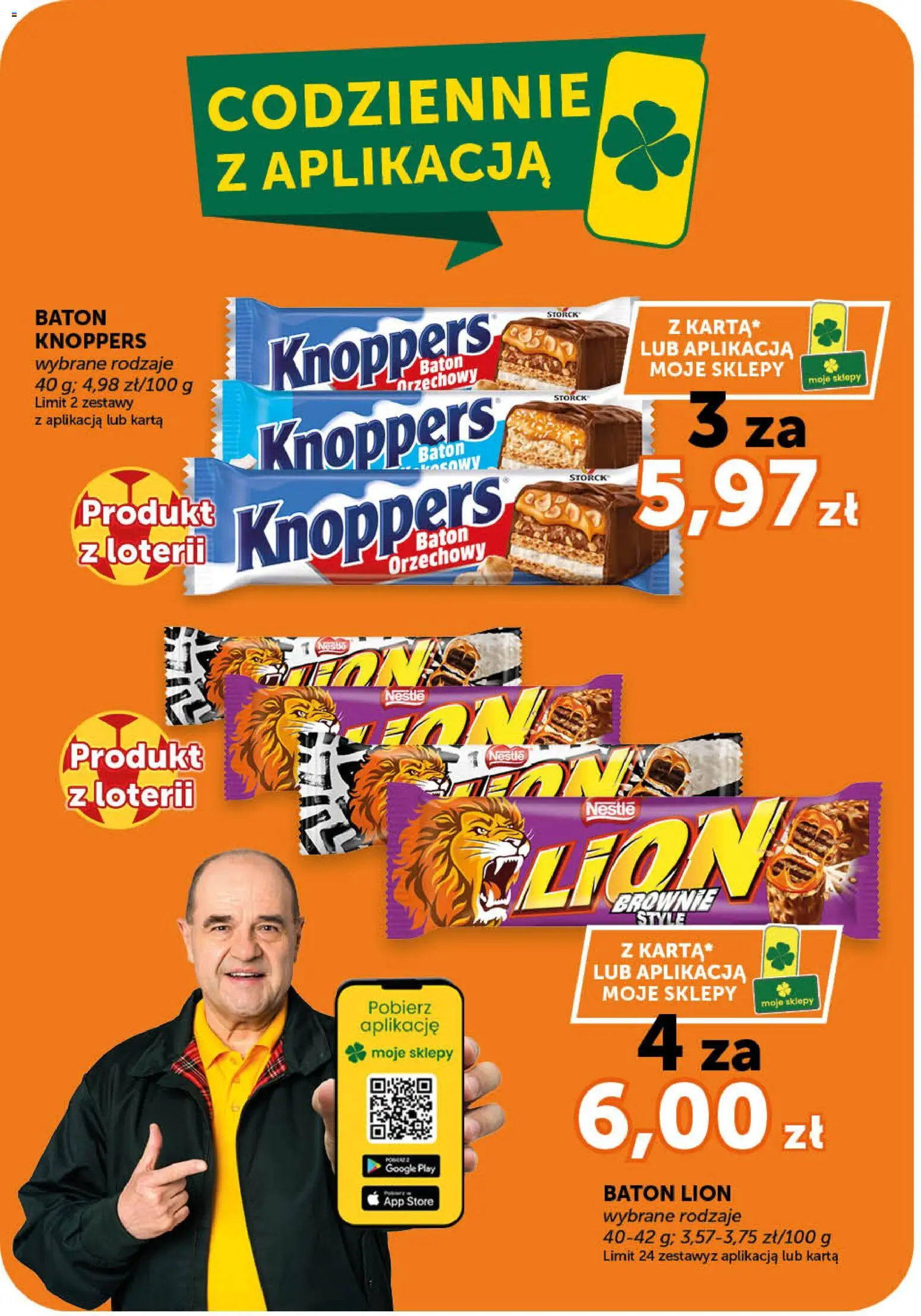 Euro Sklep gazetka - Minimarket od 18.06.2026 | Strona: 10 | Produkty: Knoppers, Karta, Baton, Brownie