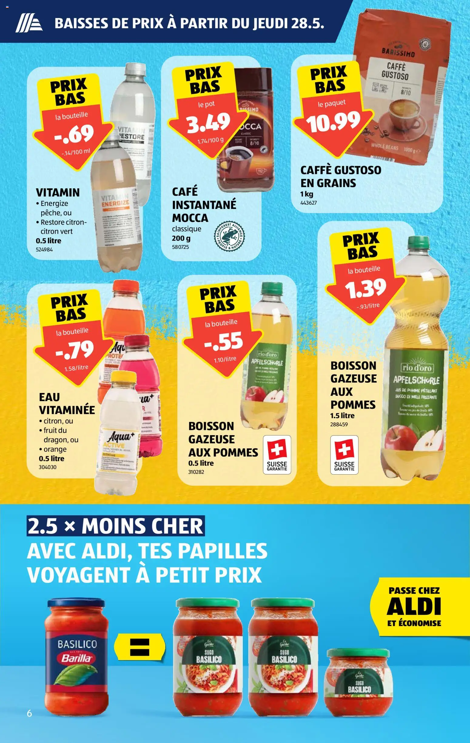 Aldi aktionen FR – gültig ab 28.05.2026 | Seite: 6 | Produkte: Barilla