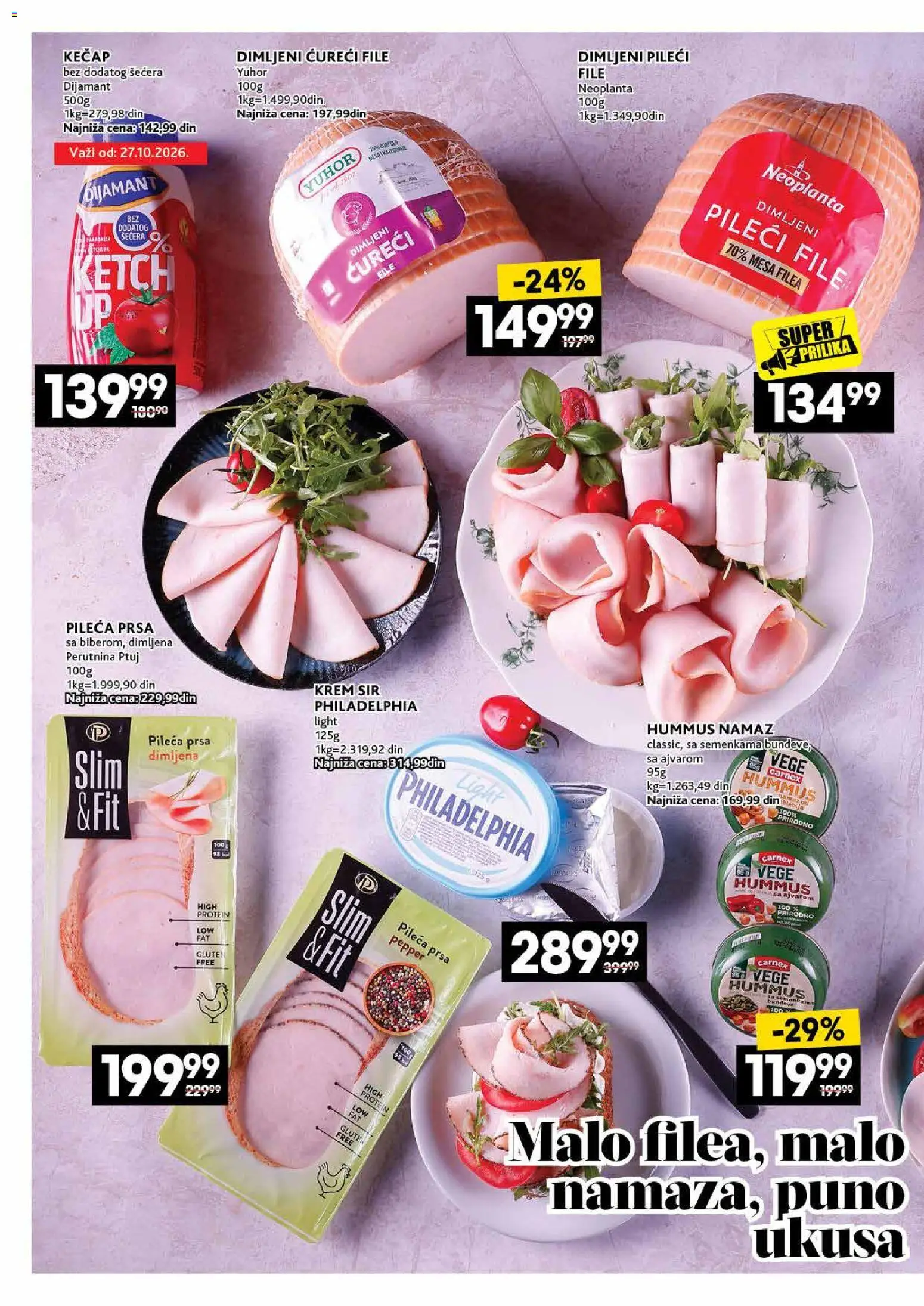 Roda katalog - važi od 26.10.2026 | Strana: 18 | Proizvode: Protein, Pileći file, Namaz, Krem sir