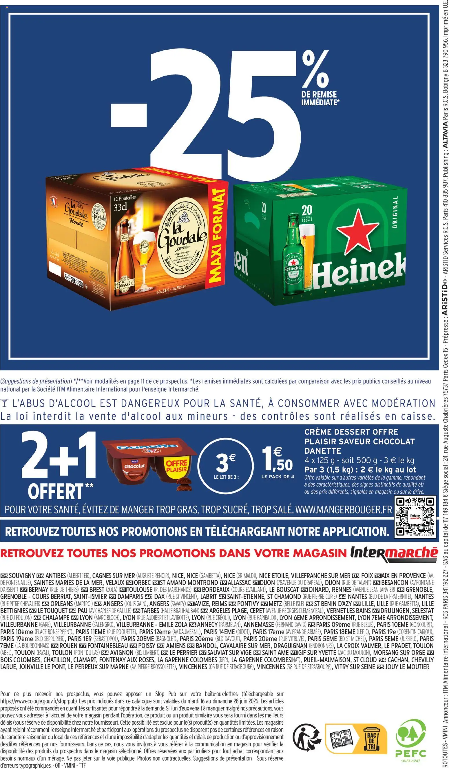 {H1} | Page: 16 | Produits: Goudale, Bière blonde, Bière, Crème