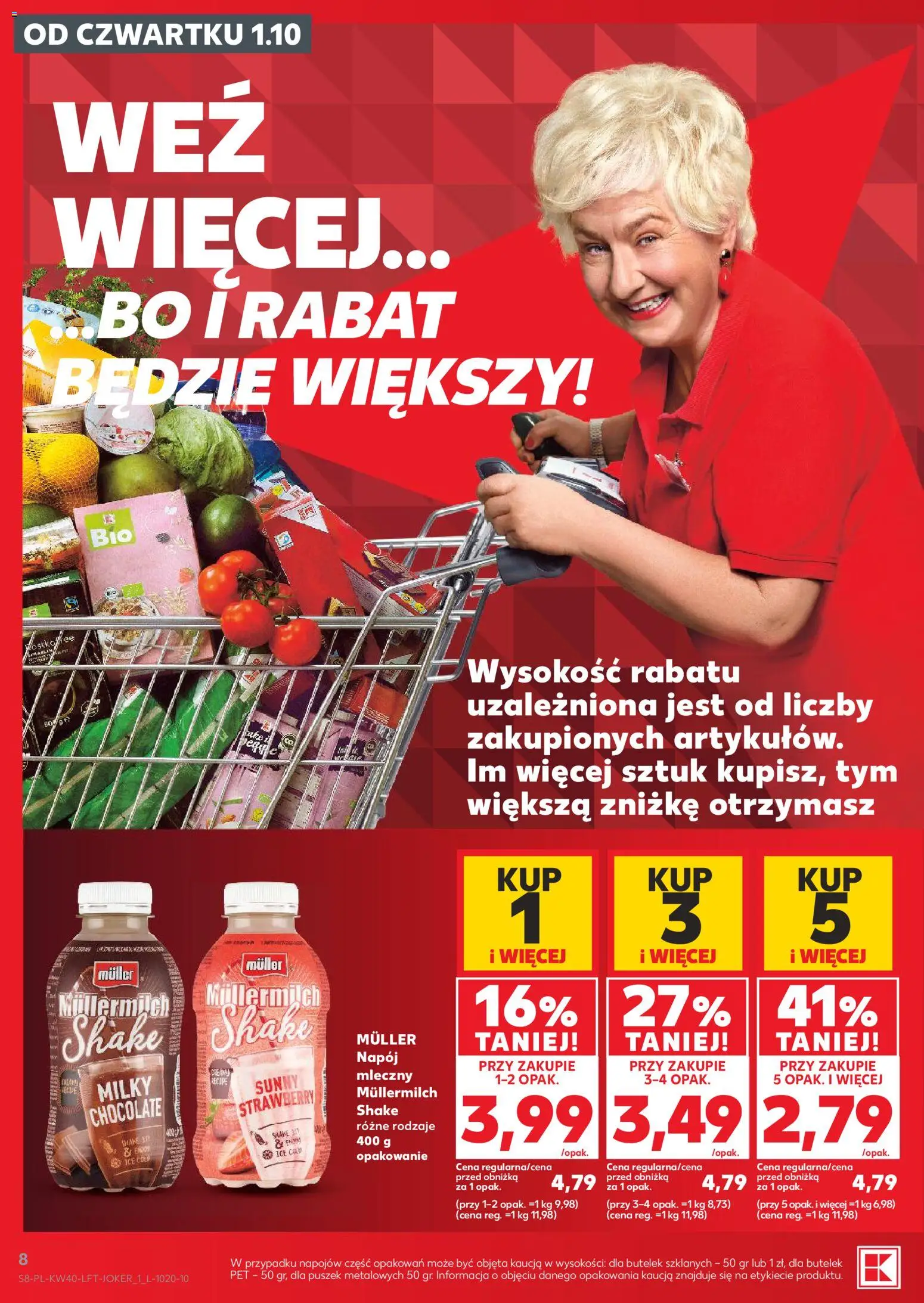 Kaufland Polsko leták od 01.10.2026 | Strana: 8 | Produkty: Müllermilch