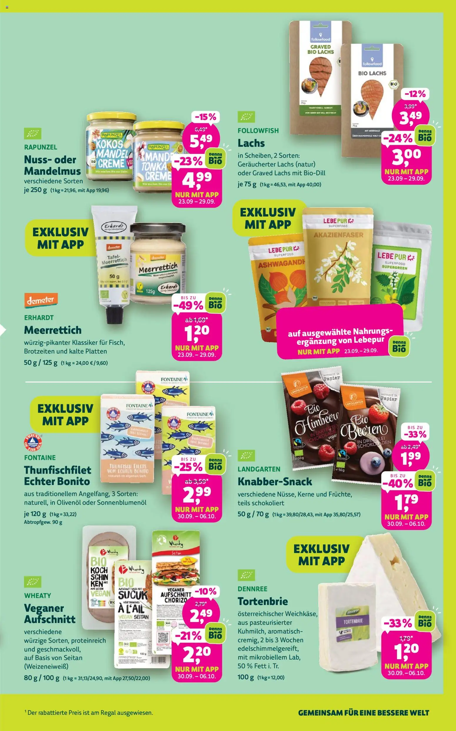 Denns BioMarkt Angebote – gültig ab 23.09.2026 | Seite: 3 | Produkte: Schokolade, Sonnenblumenol, Creme, Himbeere