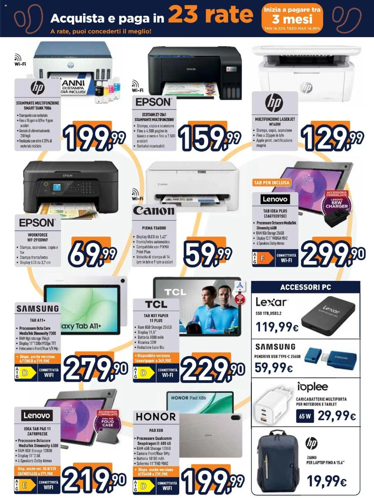 Volantino Unieuro del 07/09/2026 | Pagina: 15 | Prodotti: Notebook, Tablet, PC, Samsung