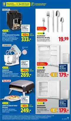 Lidl Prospekt ab 12.10.2026 gültig | Seite: 43 | Produkte: Krups, Bad, Pizza, Kaffeevollautomat