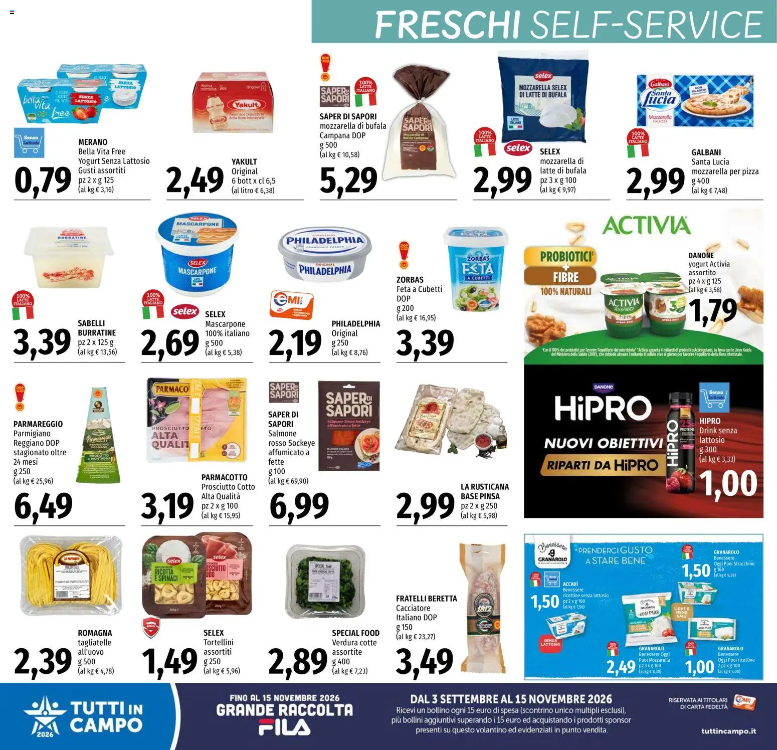 Volantino EMI del 15/10/2026 | Pagina: 14 | Prodotti: Prosciutto Cotto, Prosciutto, Stracchino, Feta