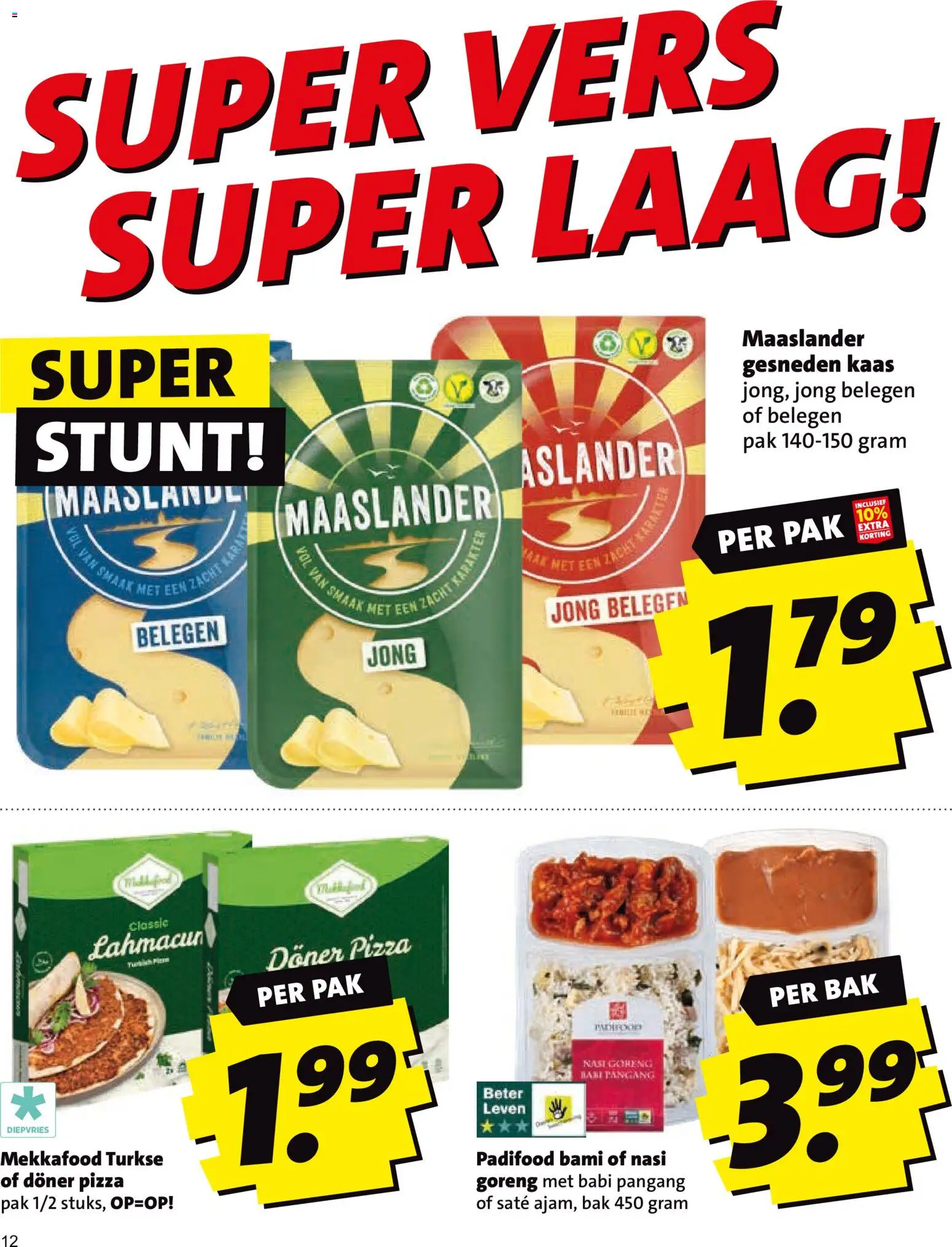 {H1} | Pagina: 12 | Producten: Kaas, Pizza