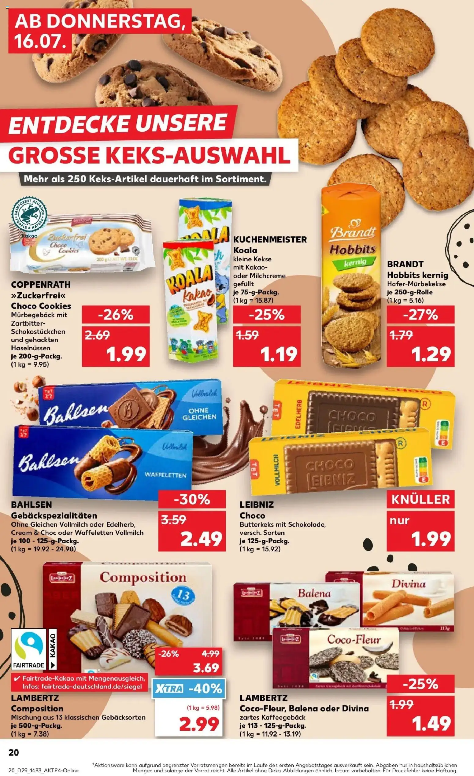 Kaufland Prospekt Frankfurt Am Main – gültig ab 13.07.2026 | Seite: 29 | Produkte: Kekse