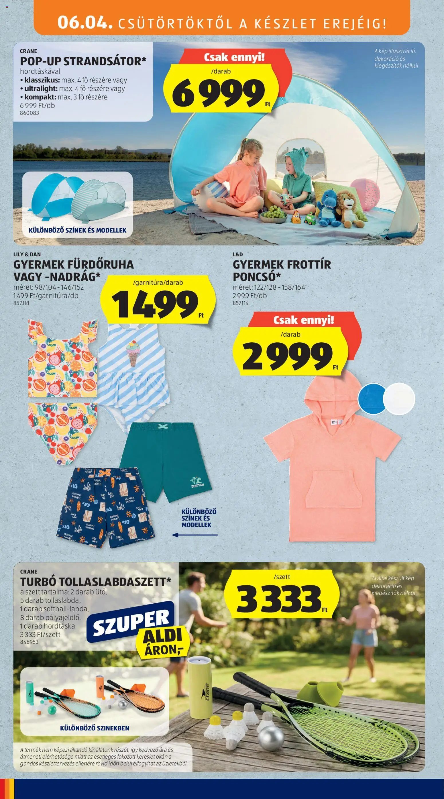 Aldi akciós ujság - amely érvényes a következő dátumtól: 04.06.2026 | Oldal: 30 | Termékek: Telefon, Tömlő, Dekoráció