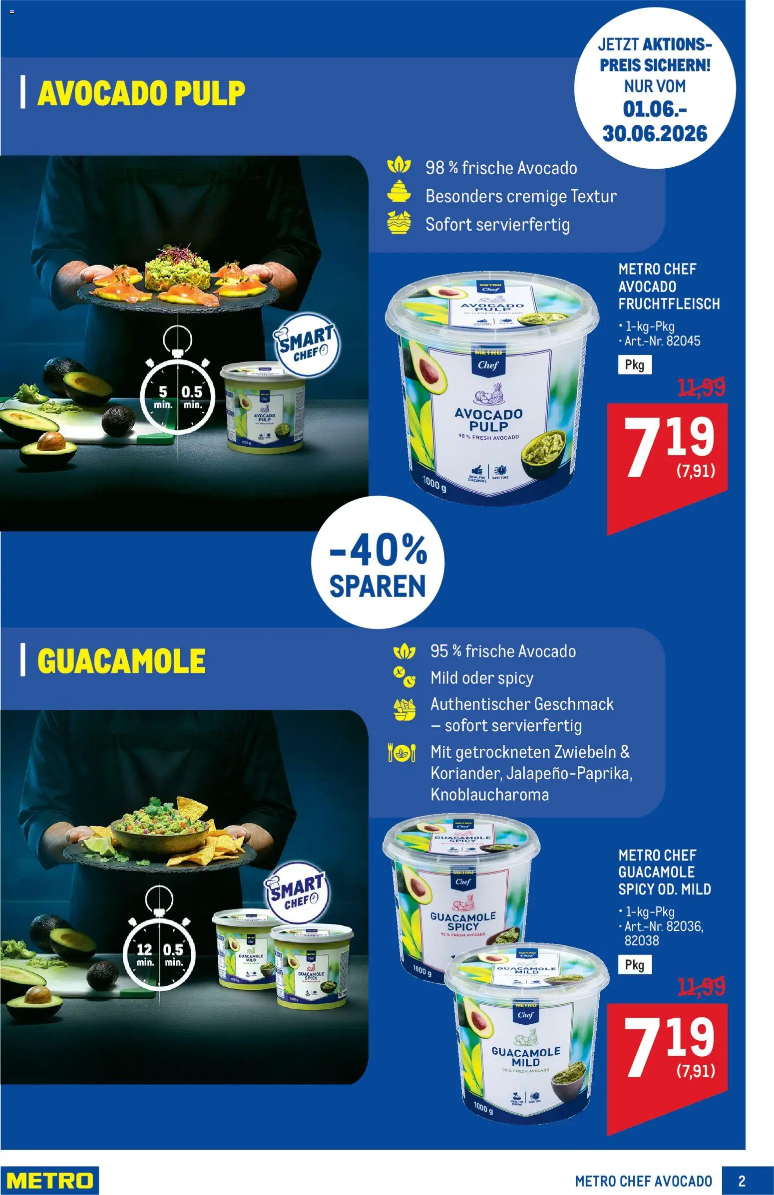 Metro angebote Avocado Angebote gültig ab 01.06.2026 | Seite: 2 | Produkte: Avocado, Zwiebeln